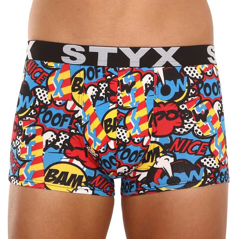 Pánské boxerky Styx art sportovní guma nadrozměr poof (R1153) 4XL, trenky / trenýrky