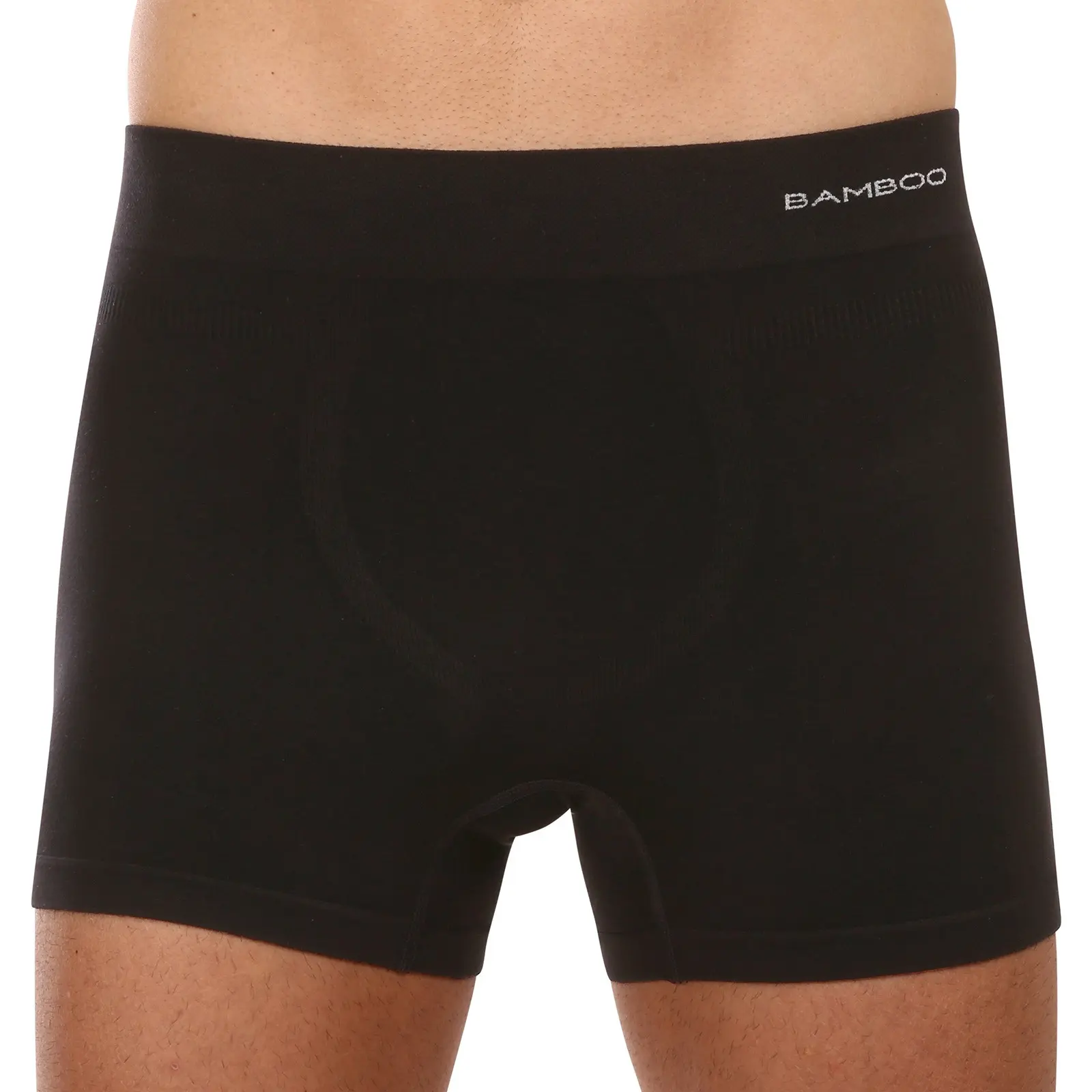 Gina Bambusové pánské boxerky delší nohavička 54005P Barva/Velikost: černá / XL/XXL