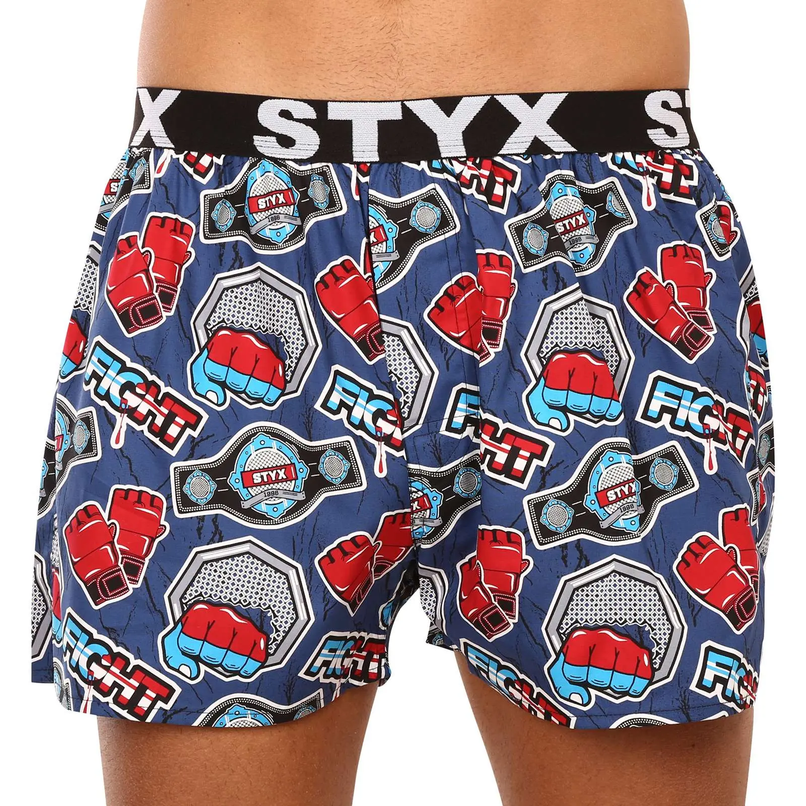 Pánské trenky Styx art sportovní guma fight (B1556) M, trenýrky