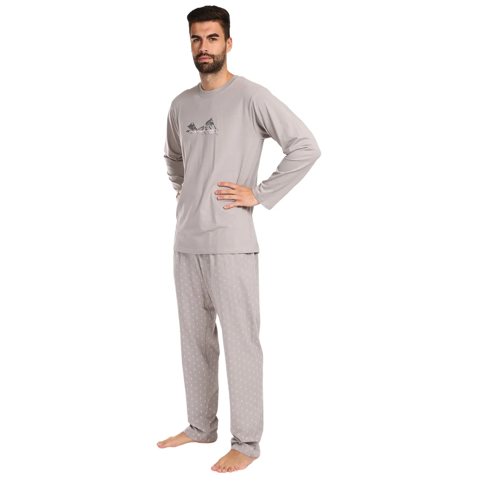 Gina Pyžamo dlouhé pánské 79151P Barva/Velikost: