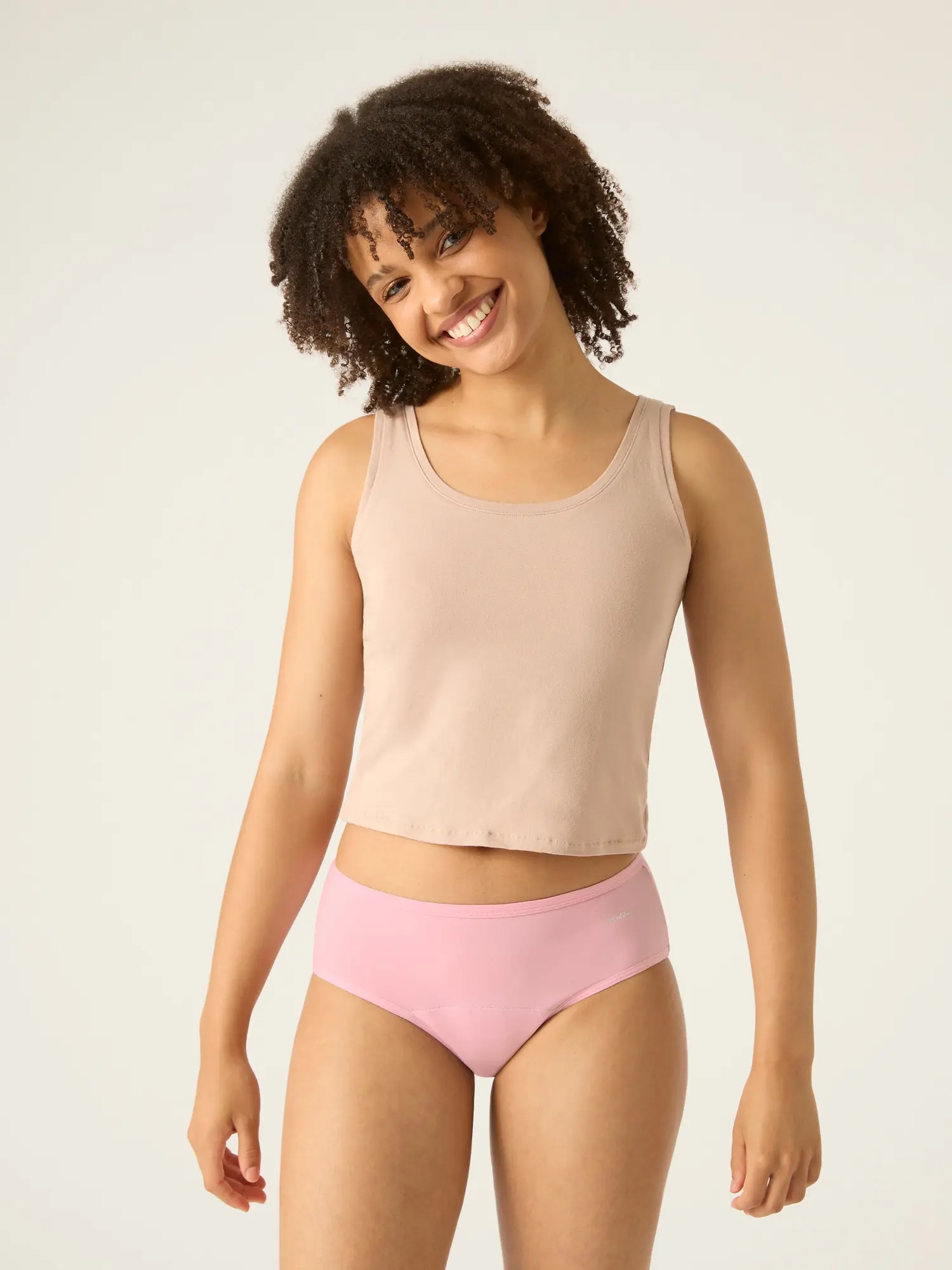 Menstruační kalhotky Modibodi Basic Mid-Rise Brief Moderate-Heavy Musk (MODI4110M) 3XL