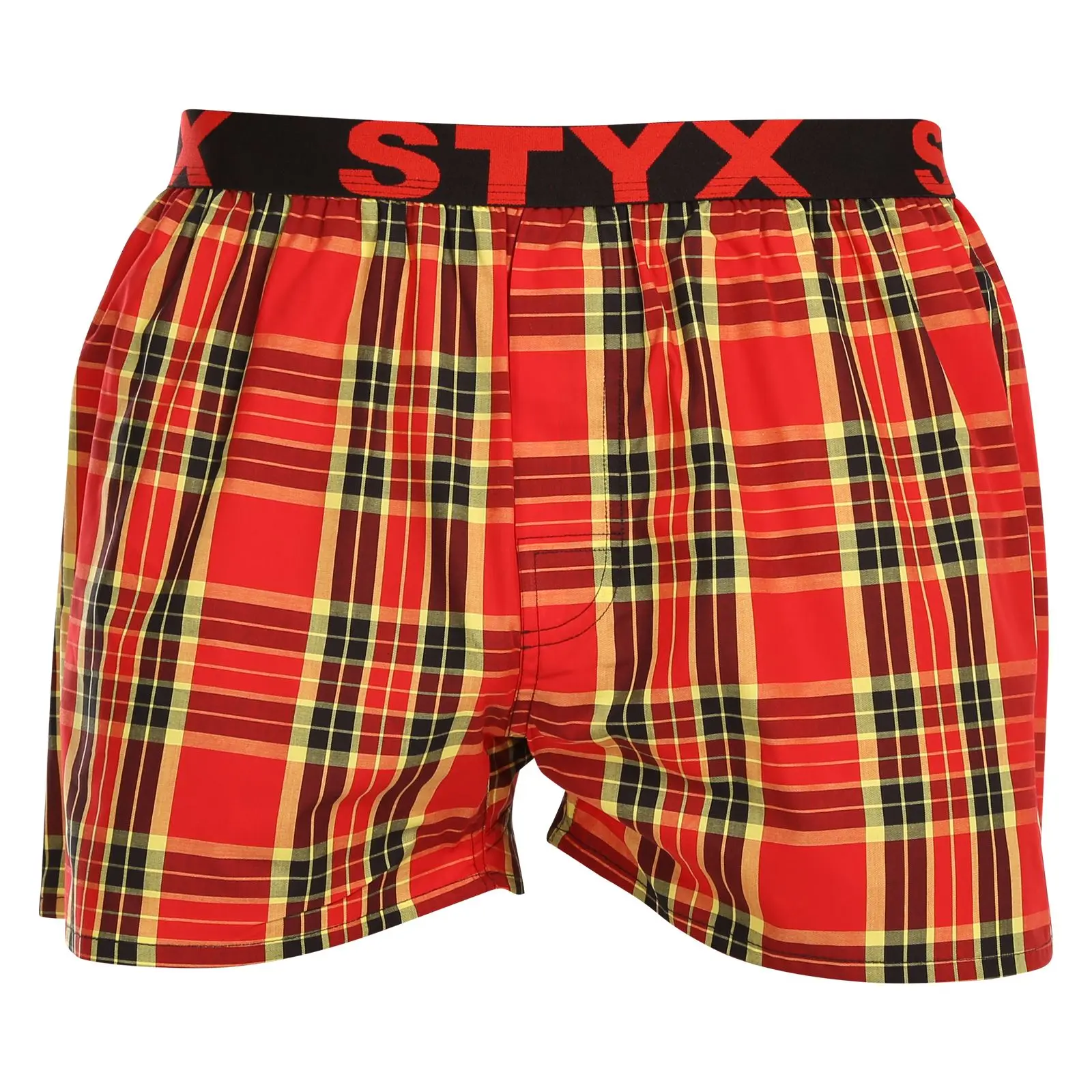 Pánské trenky Styx sportovní guma vícebarevné (B1014) S, trenýrky