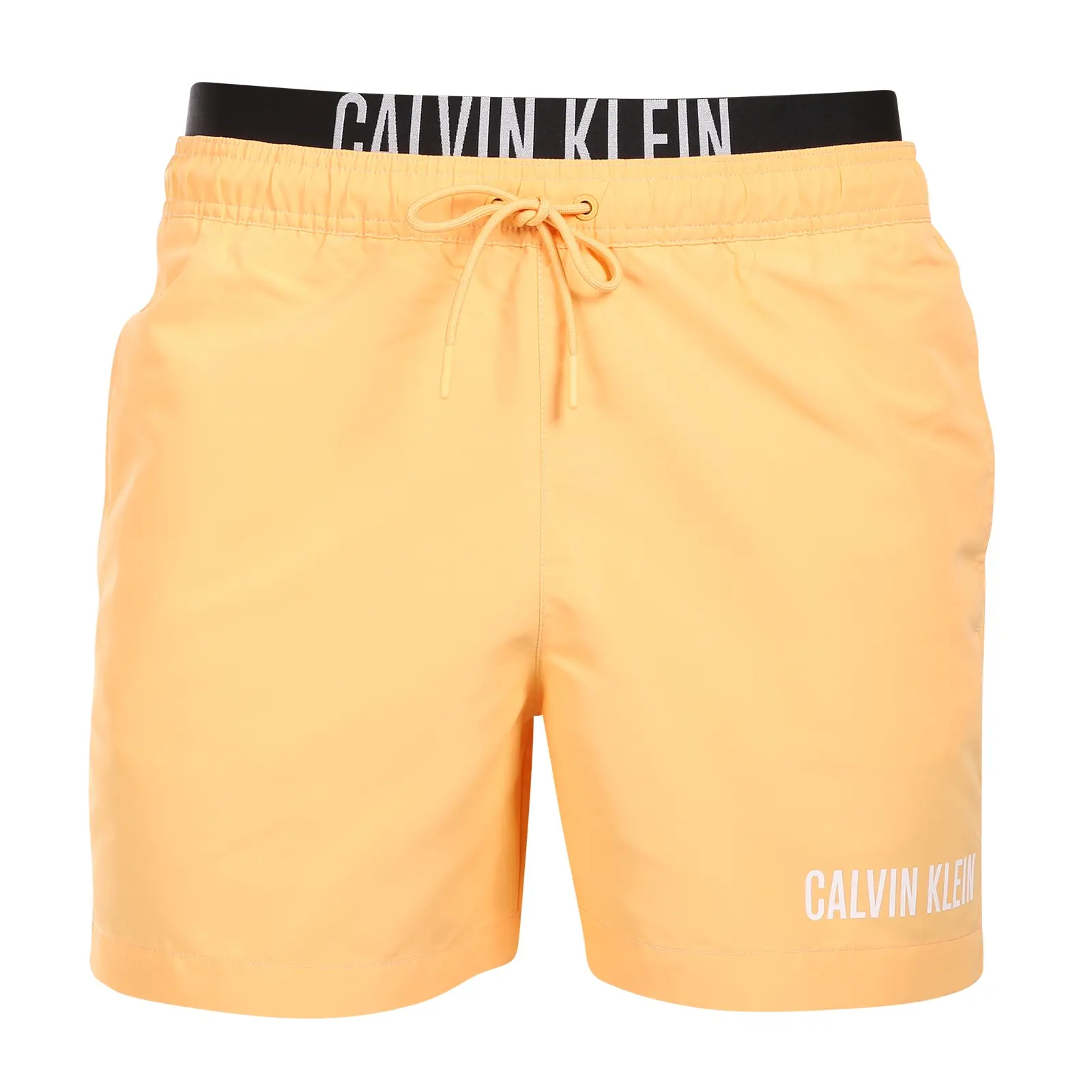Pánské plavky Calvin Klein oranžové (KM0KM00992-SAN)