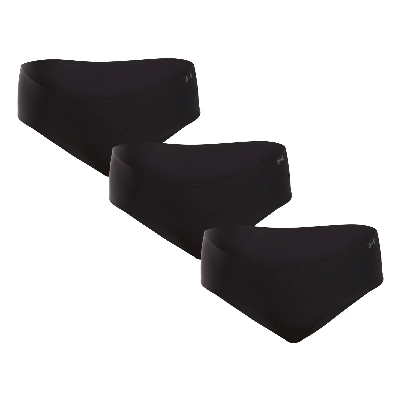 3PACK dámské kalhotky Under Armour černé (1383895 001)