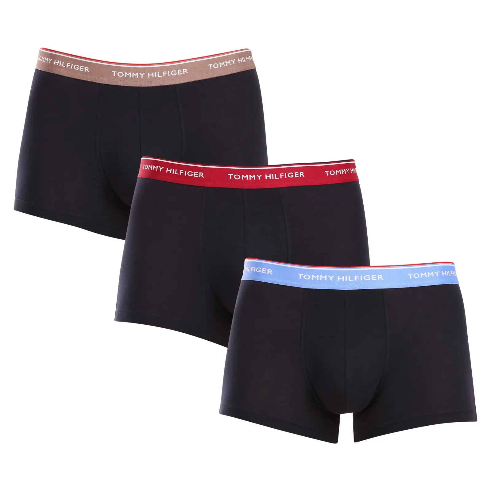 3PACK pánské boxerky Tommy Hilfiger tmavě modré (UM0UM01642 0R6) M, trenky / trenýrky
