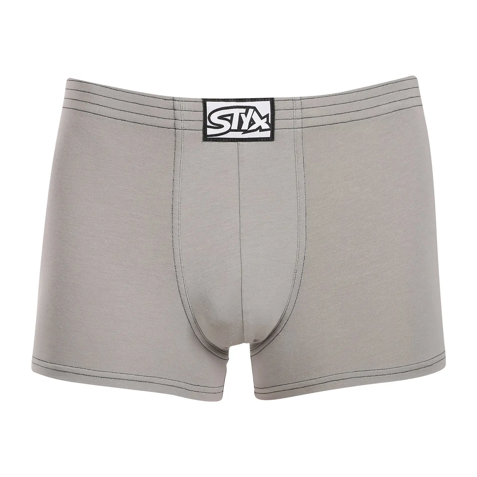 Pánské boxerky Styx klasická guma světle šedé (Q1062)