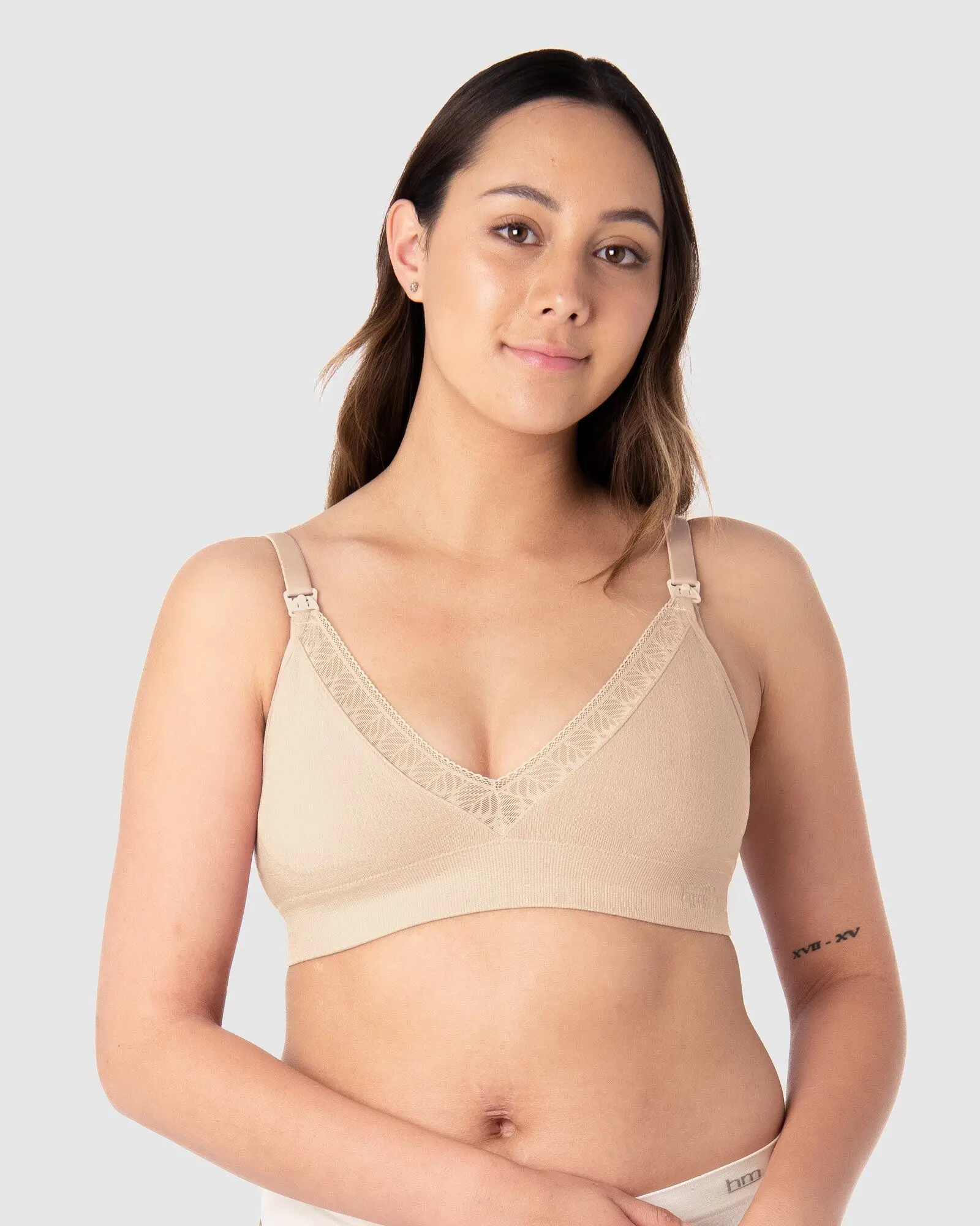 Dámská podprsenka Hotmilk Caress Seamfree Bamboo REGULAR CAP kojicí béžová (CPO-regular)