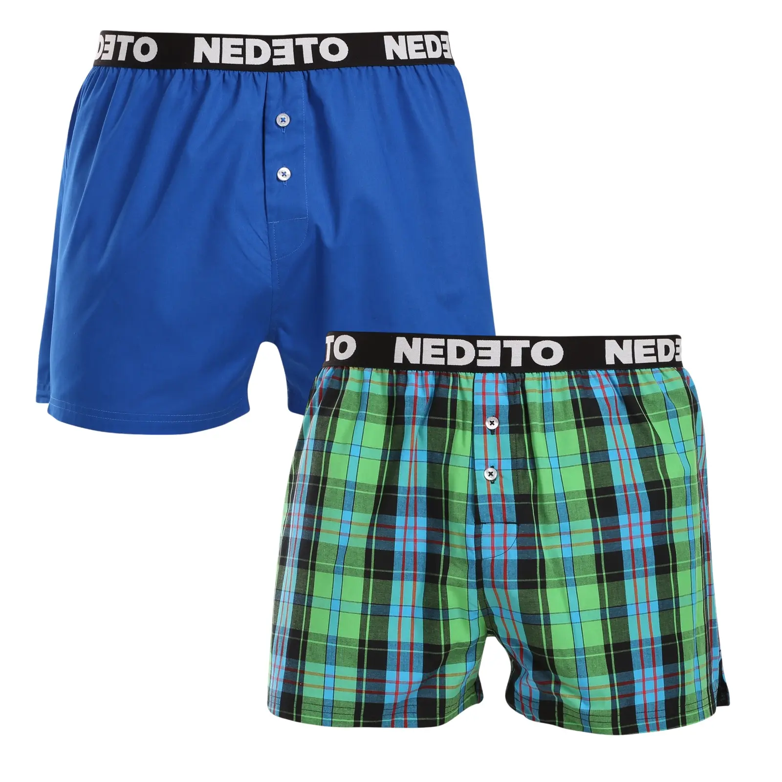 2PACK pánské trenky Nedeto vícebarevné (2NTC009)