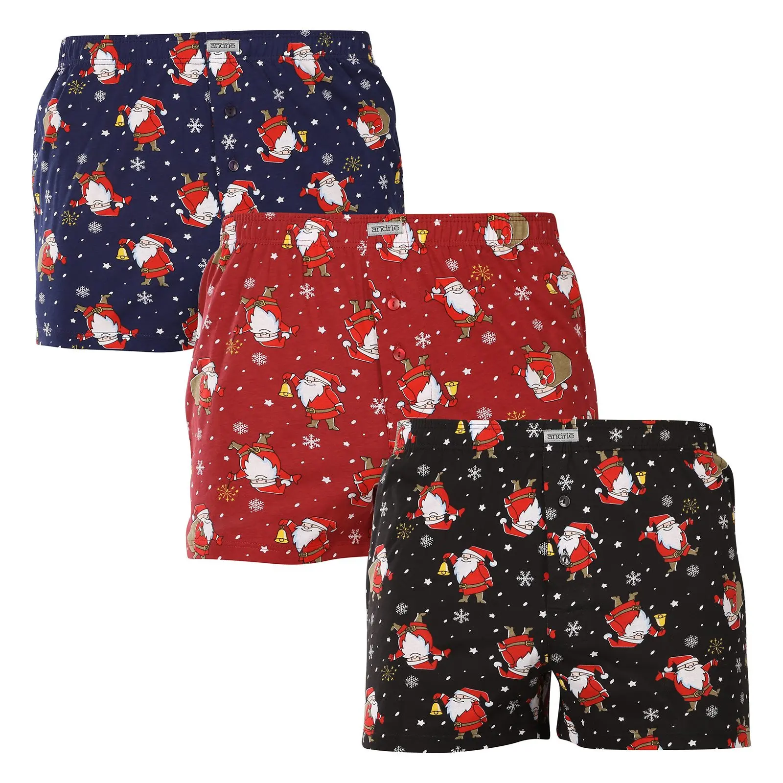 3PACK pánské trenky Andrie vícebarevné (PS 5848)