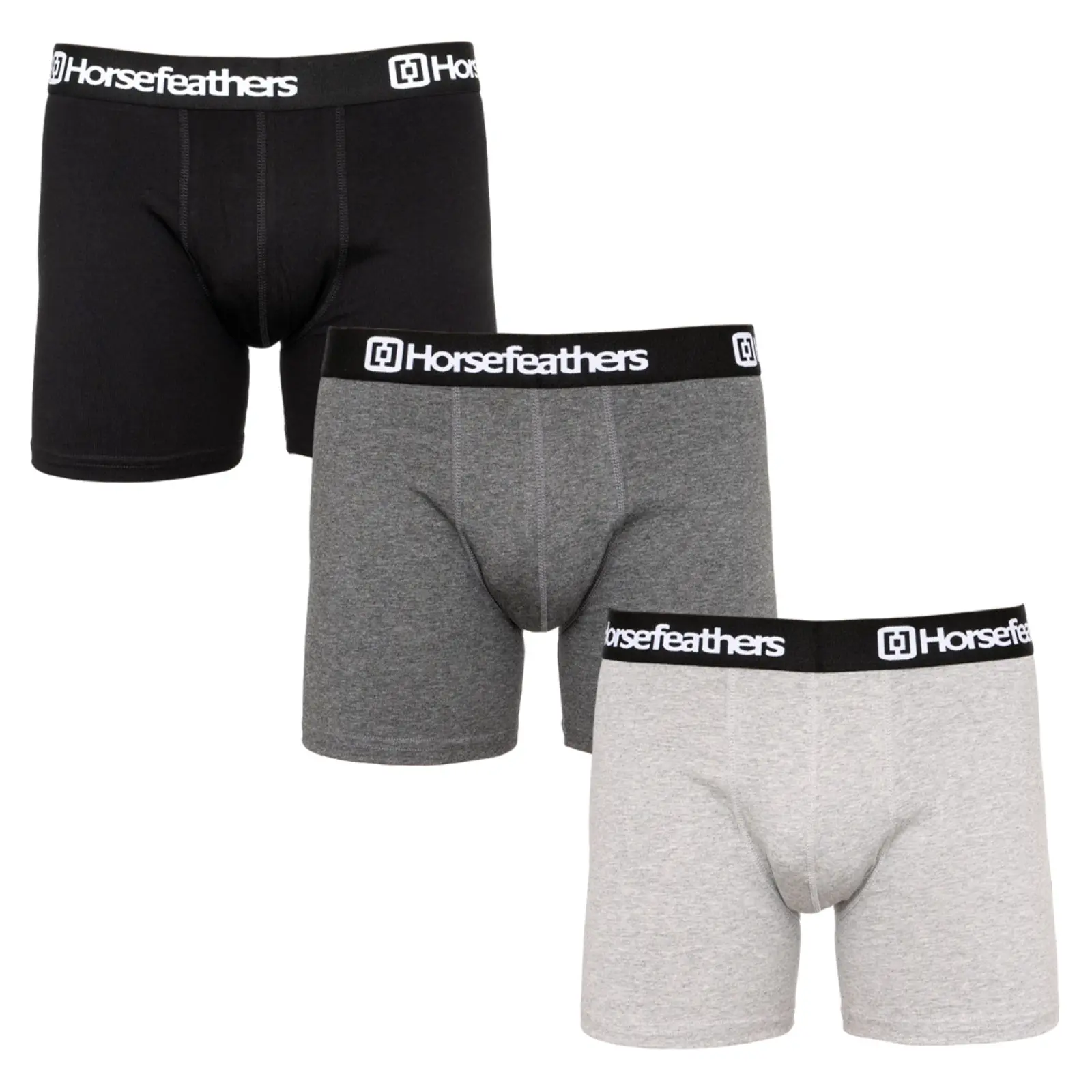 3PACK pánské boxerky Horsefeathers vícebarevné (AM067D)