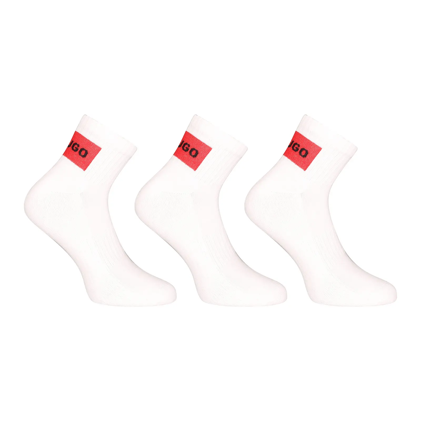 3PACK ponožky HUGO bílé (50541597 100) M