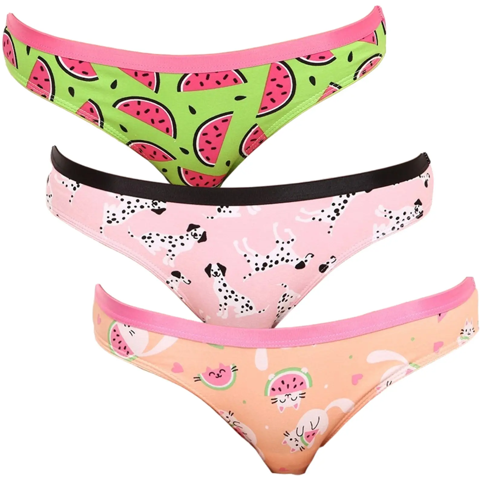 3PACK veselé dámské kalhotky Dedoles (GMFB13174836)