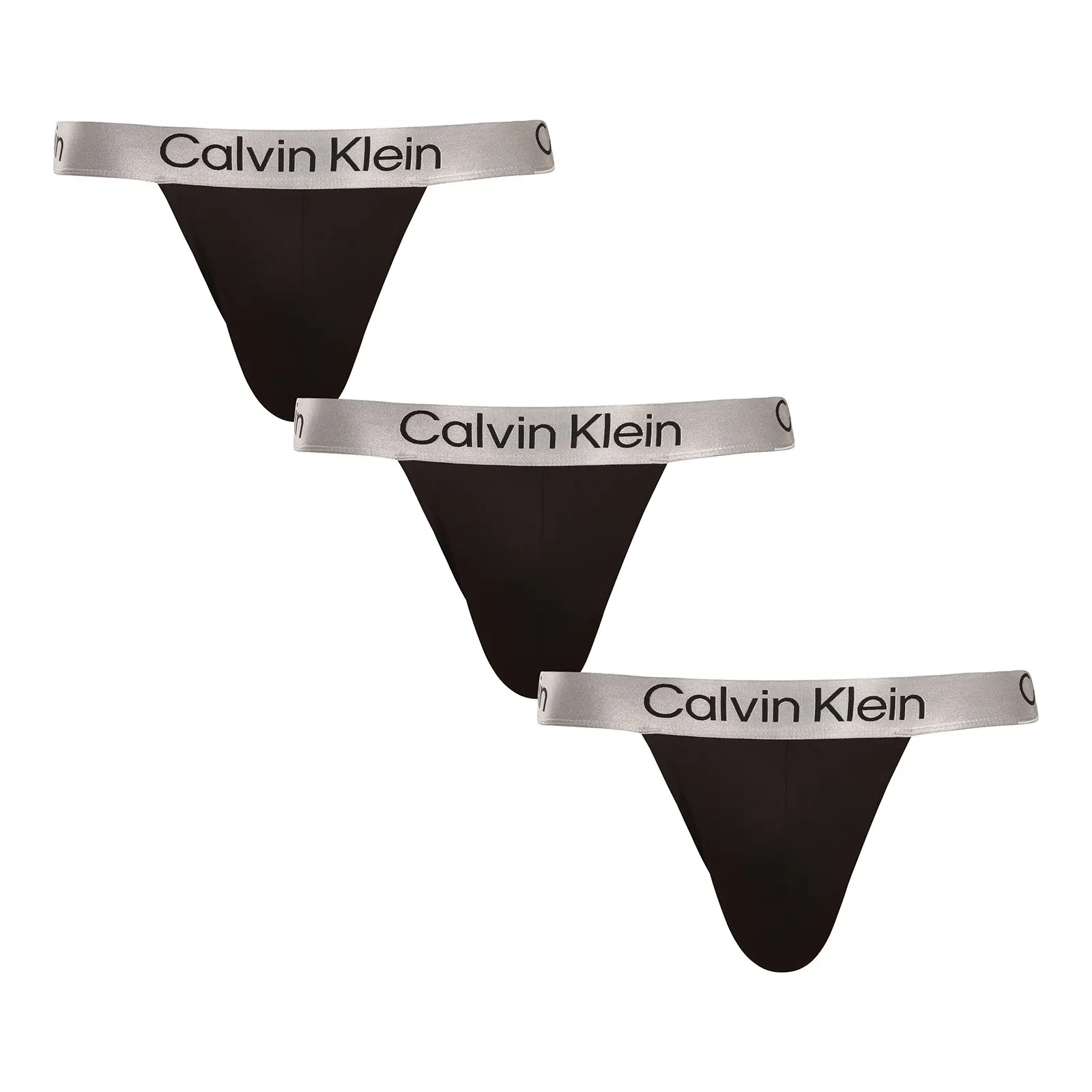 3PACK pánské jocksy Calvin Klein černé (NB4121-UB1) L