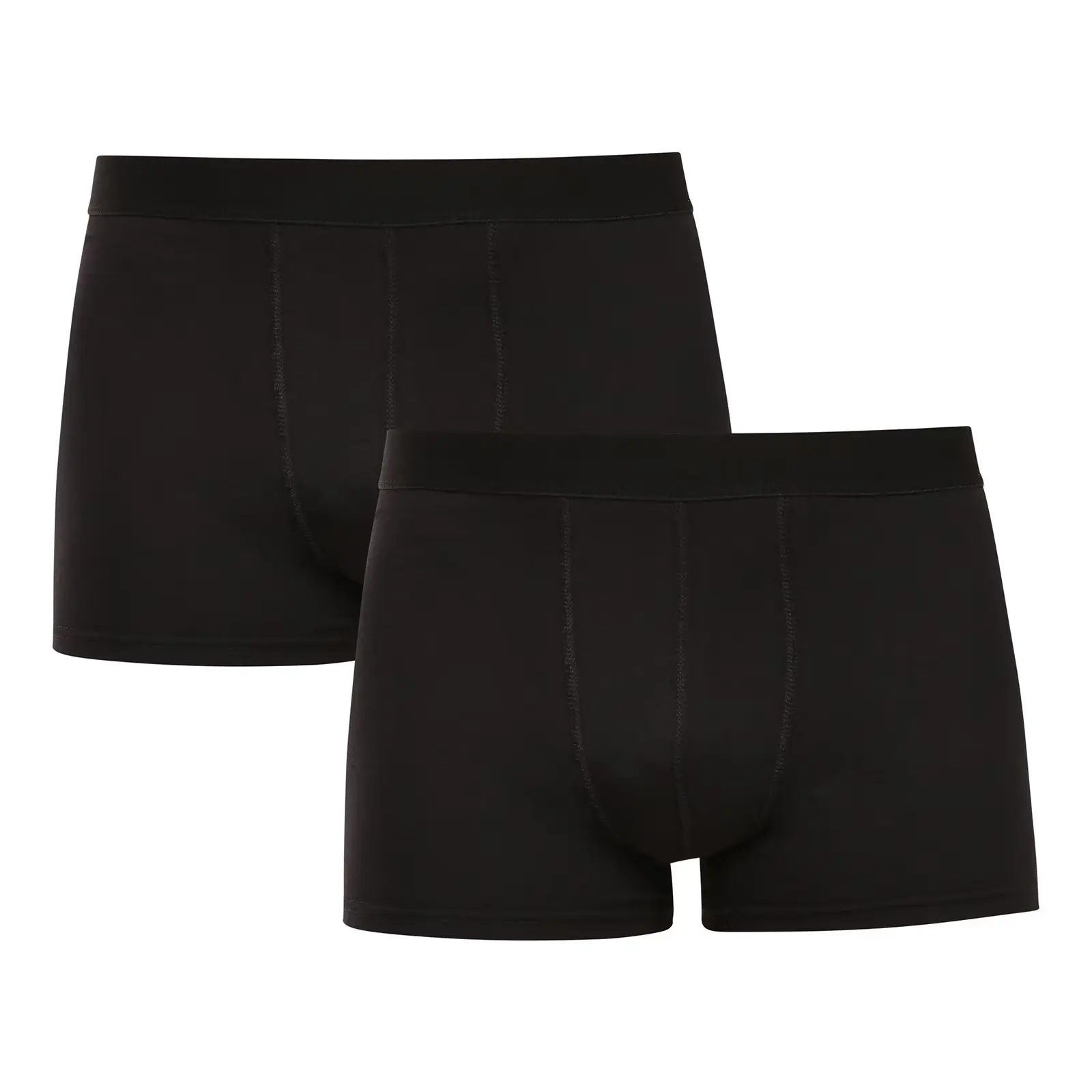 2PACK pánské boxerky Nedeto basic černé (2NFC1)