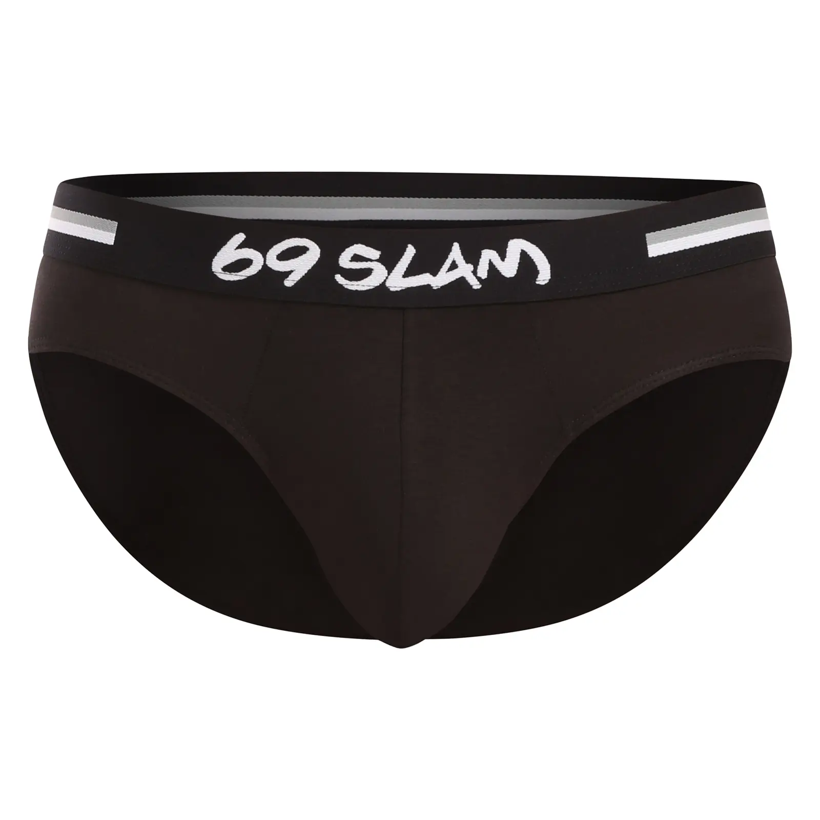 Pánské slipy 69SLAM Hanry plain bamboo hip černé (MBCPLN-BK) L
