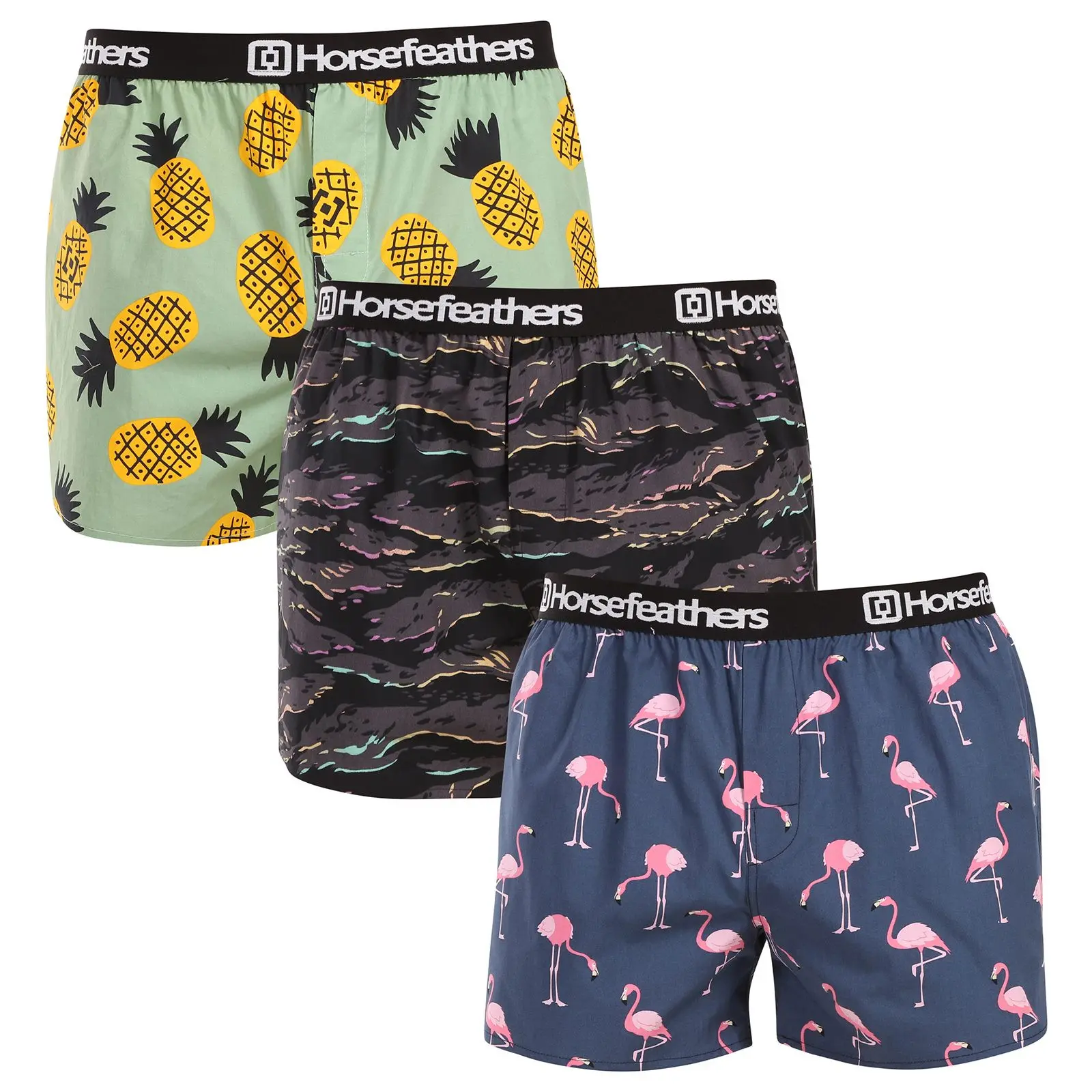 3PACK pánské trenky Horsefeathers Frazier Bundle 9 (AM096L) M, trenýrky