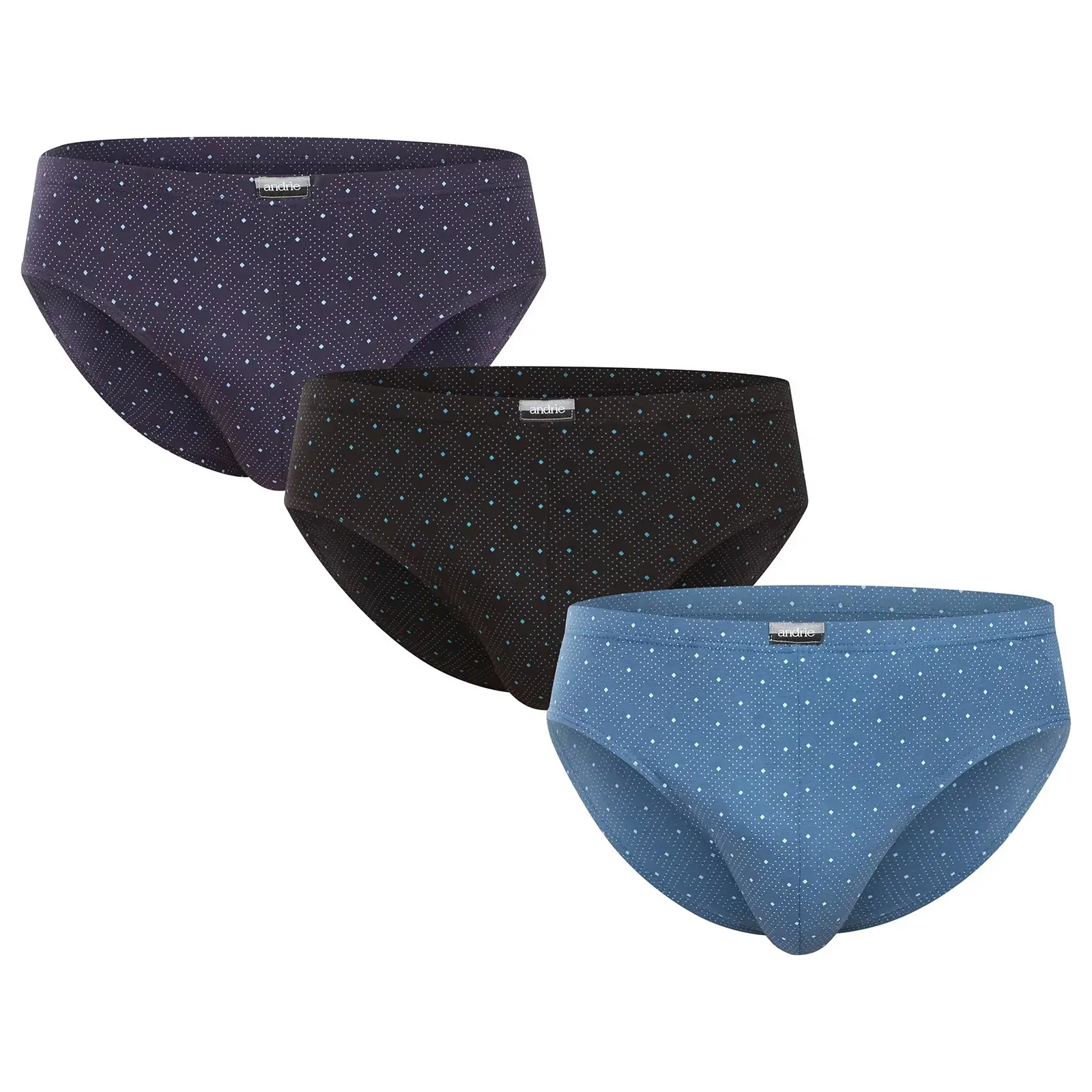 3PACK pánské slipy Andrie vícebarevné (PS 3592) 4XL