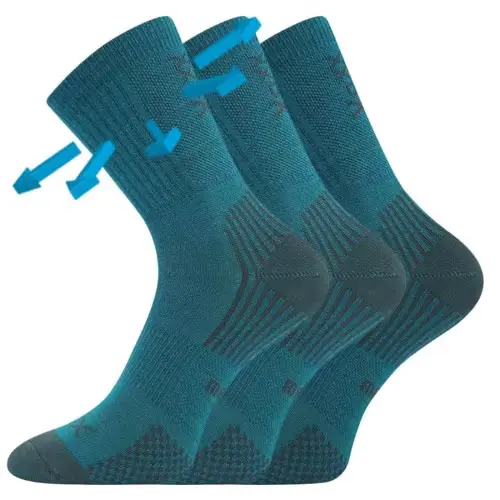3PACK dětské ponožky Voxx merino zelené (Optimalik) 20/24