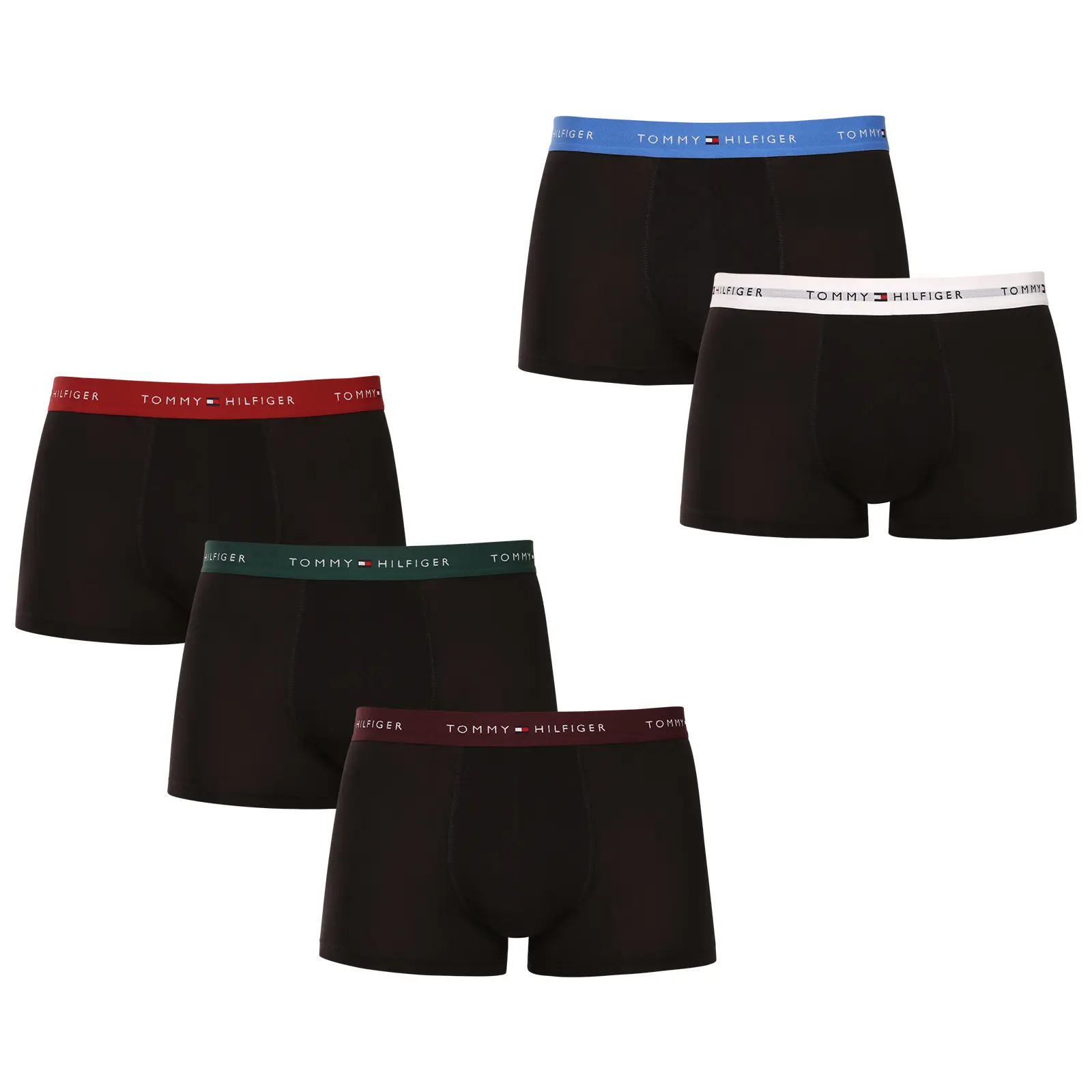 5PACK pánské boxerky Tommy Hilfiger černé (UM0UM03061 0TO) M, trenky / trenýrky