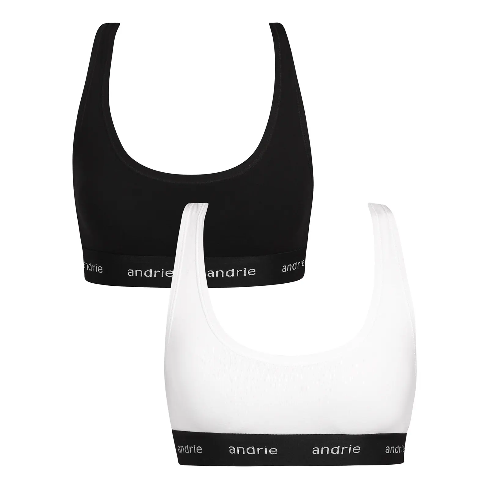 2PACK dámská podprsenka Andrie vícebarevná (PS 2893-black/white)