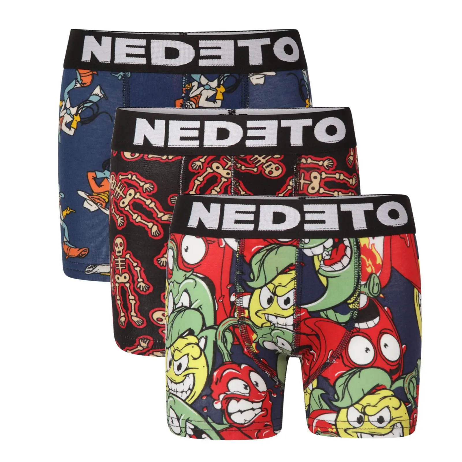 3PACK dětské boxerky Nedeto vícebarevné (3NBDV3)