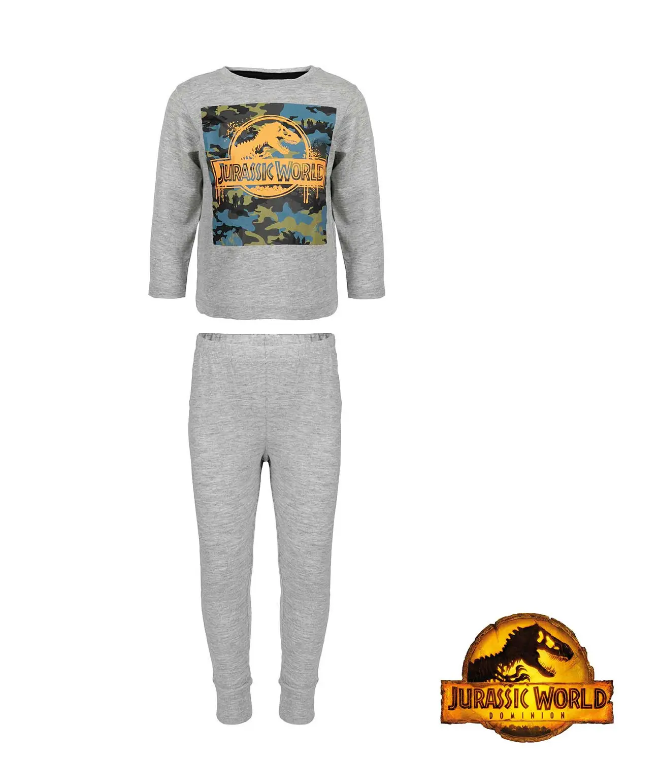 Chlapecké pyžamo Jurassic World vícebarevné (39227/grey)