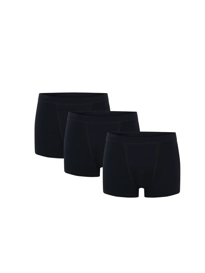 3PACK menstruační kalhotky Modibodi Soft Stretch Seamless Boyshort Super (3MKMSSSBS)