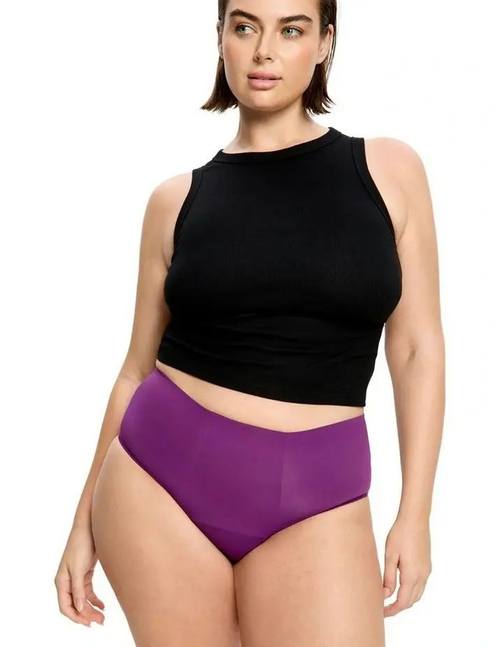 Menstruační kalhotky Modibodi Allure Seamfree Full Brief Super Mystic Purple (MKMASFBSMP)