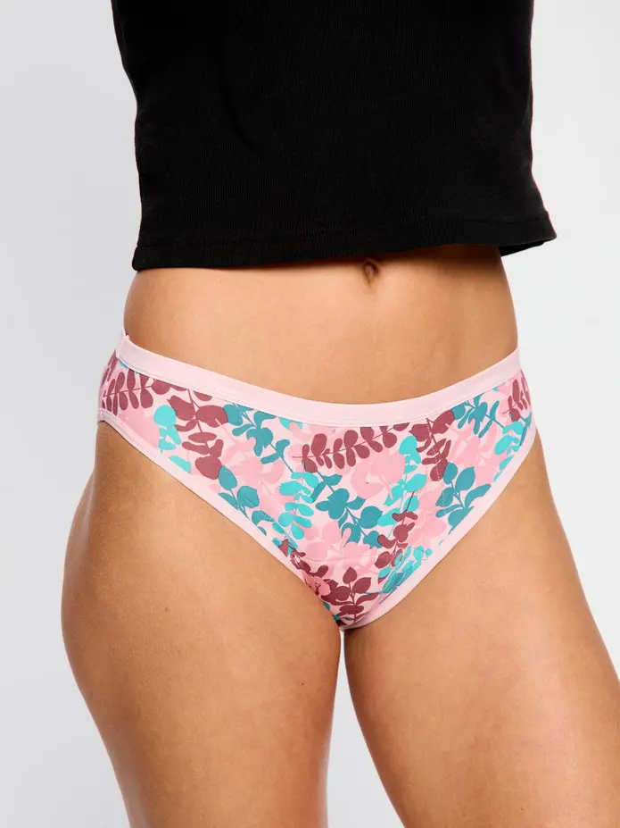 Menstruační kalhotky Modibodi Classic Bikini Super Ivy Garden (MKMCBSIG)