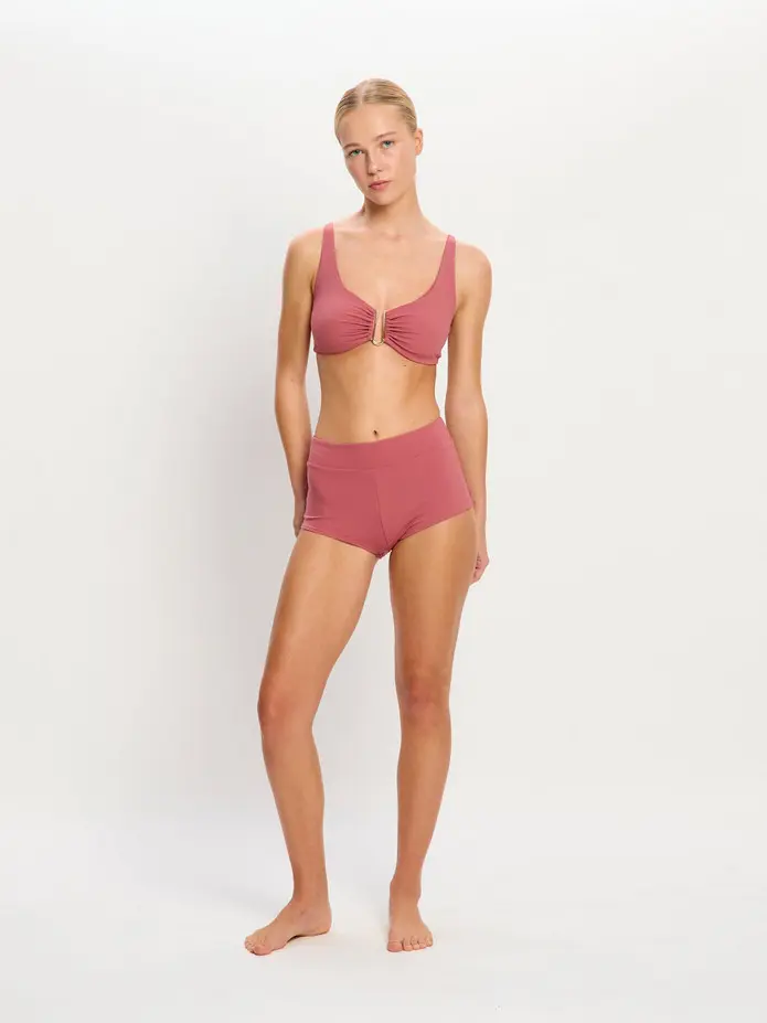 Menstruační plavky Modibodi Molokai Swim Short High Absorbency Mauve spodní díl (MPMMSSHAM)