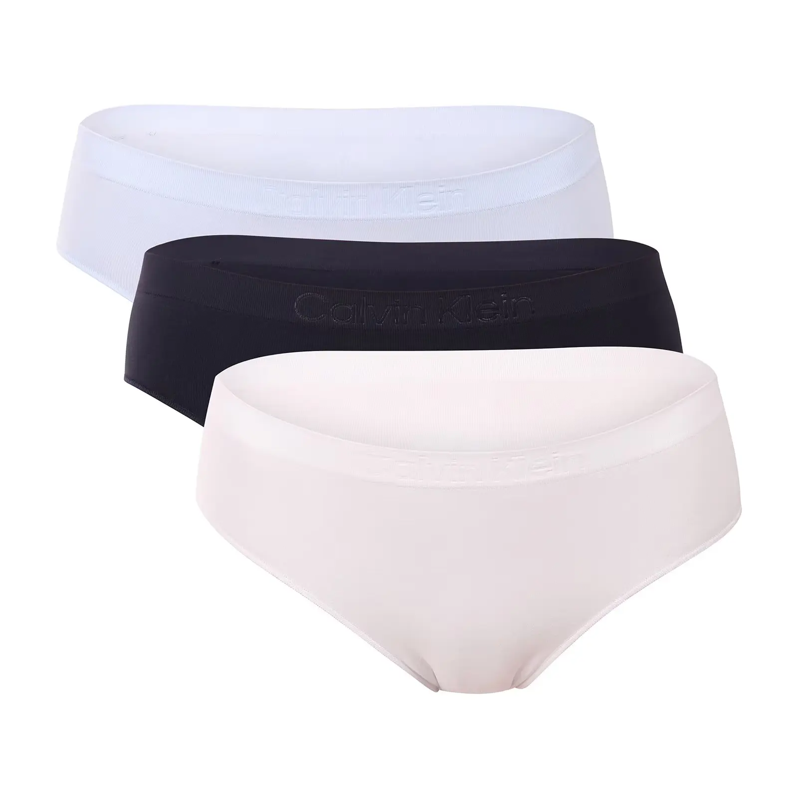 3PACK dámské kalhotky Calvin Klein bezešvé vícebarevné (QD5212-FBI)