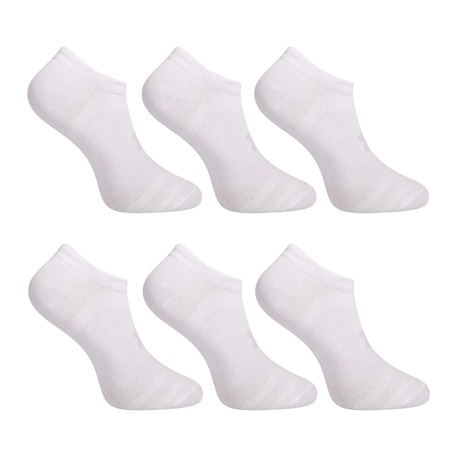 6PACK ponožky Under Armour bílé (1382611 100)