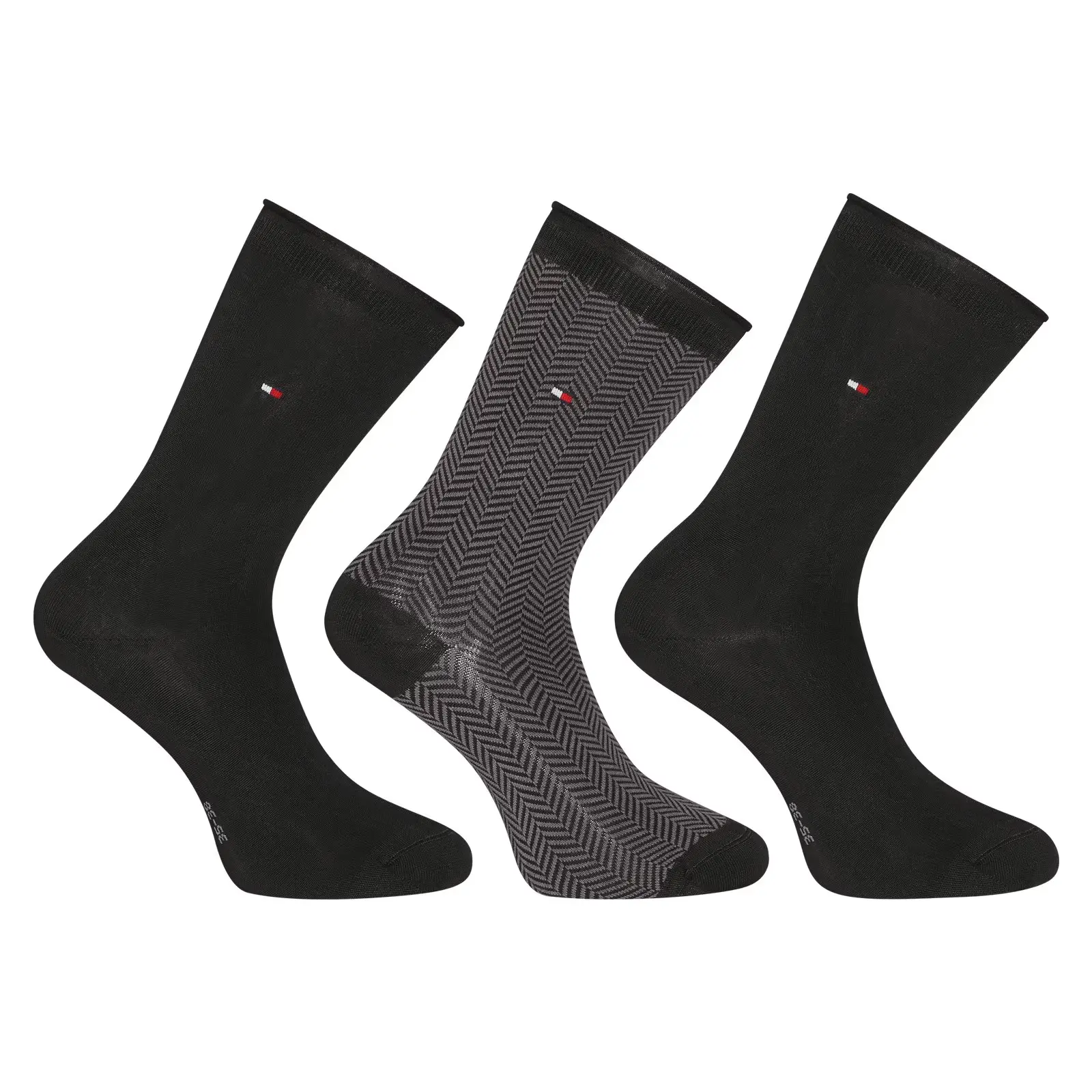 Poškozený obal - 3PACK dámské ponožky Tommy Hilfiger vícebarevné (701224920 002) M