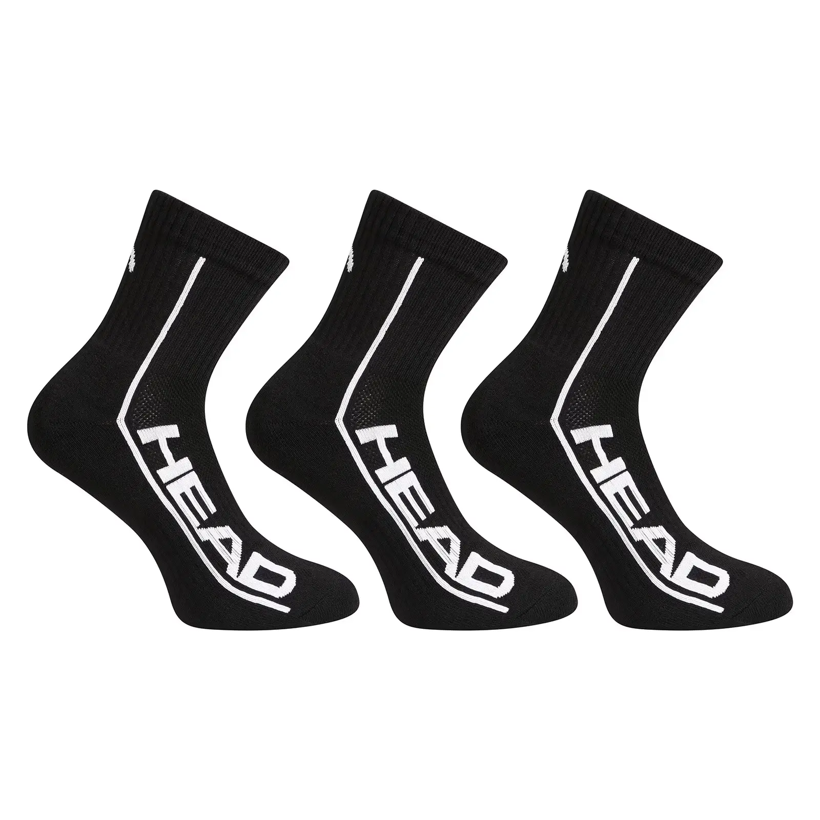 3PACK ponožky HEAD černé (791010001 005)