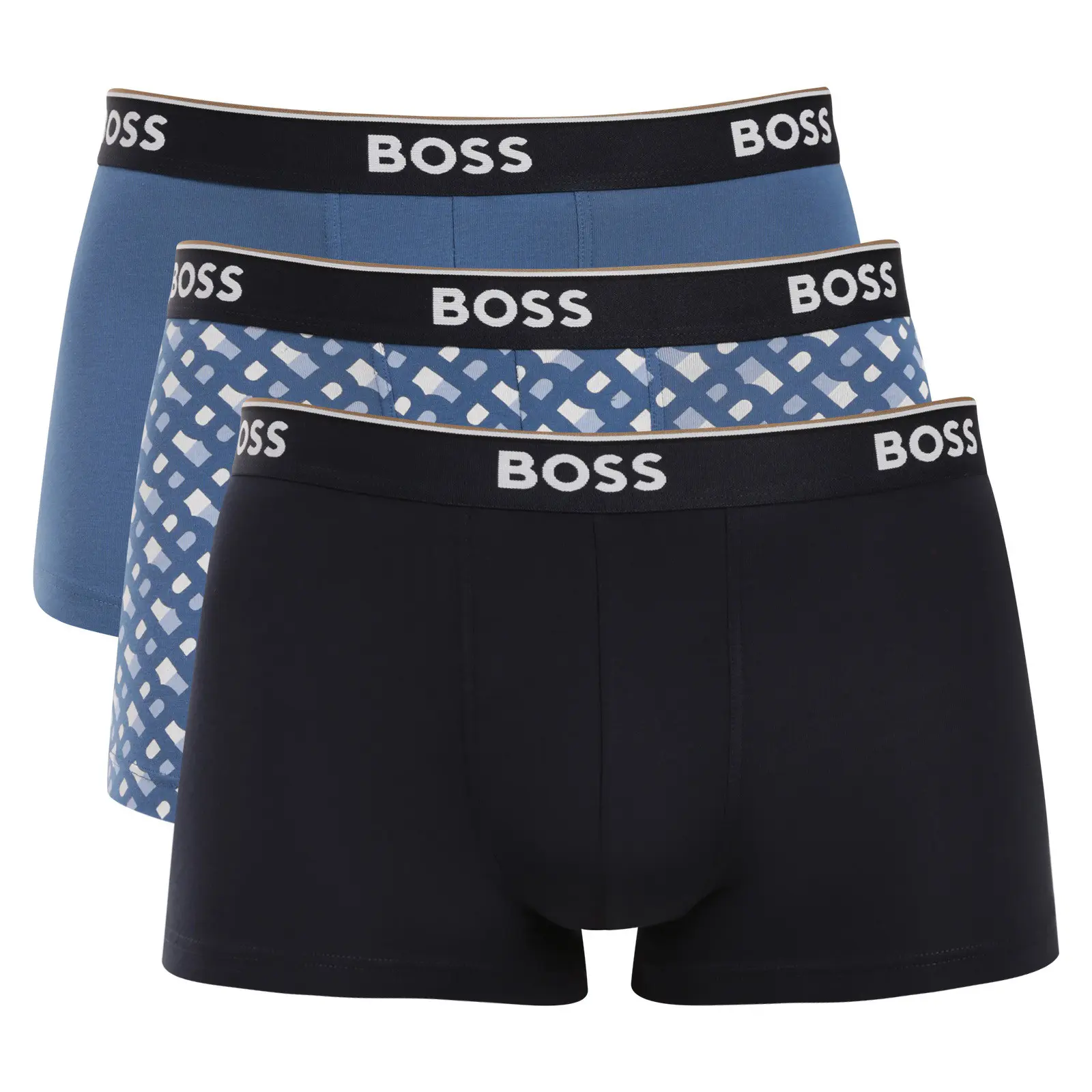 3PACK pánské boxerky BOSS vícebarevné (50554443 462) M, trenky / trenýrky