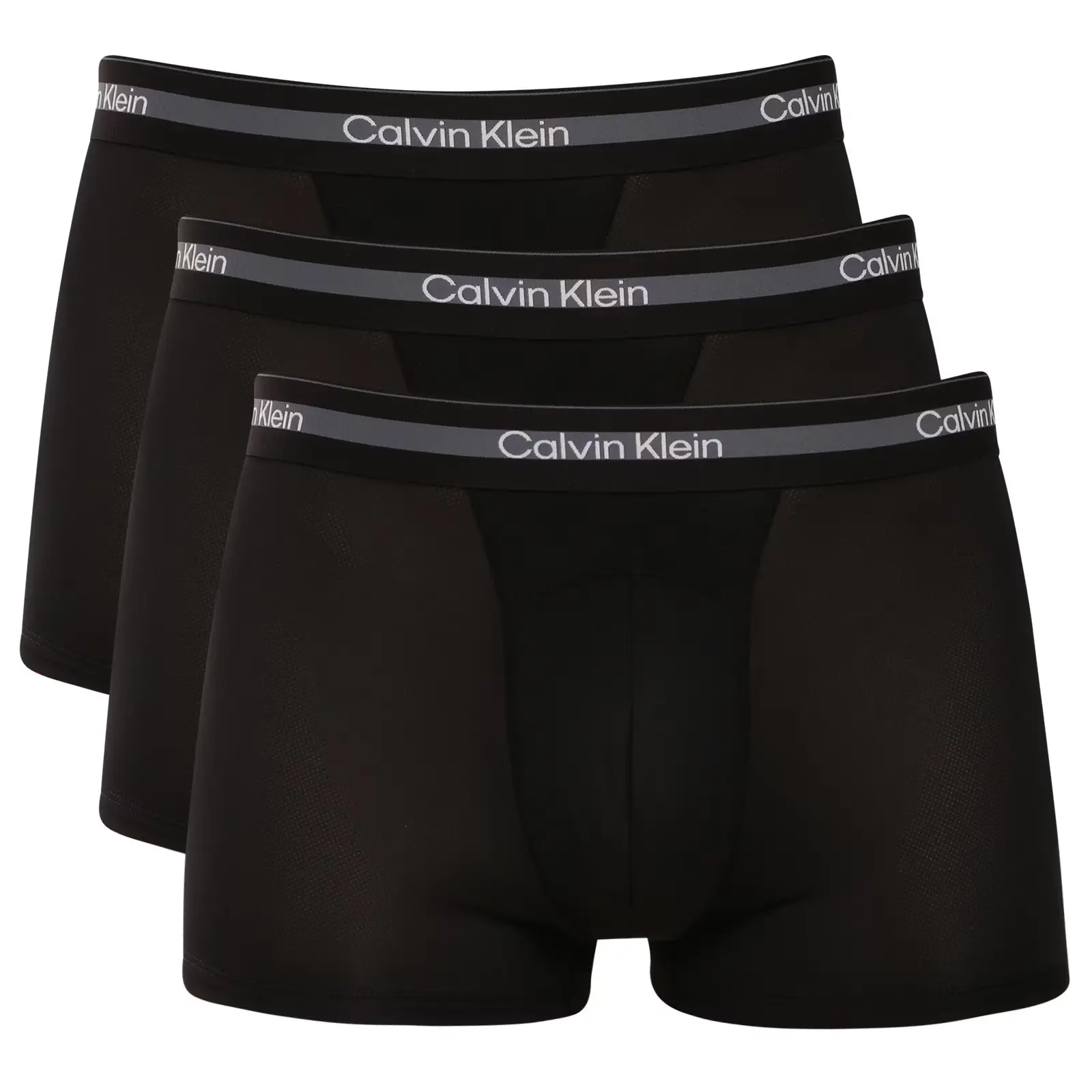 3PACK pánské boxerky Calvin Klein černé (NB4536-UB1)