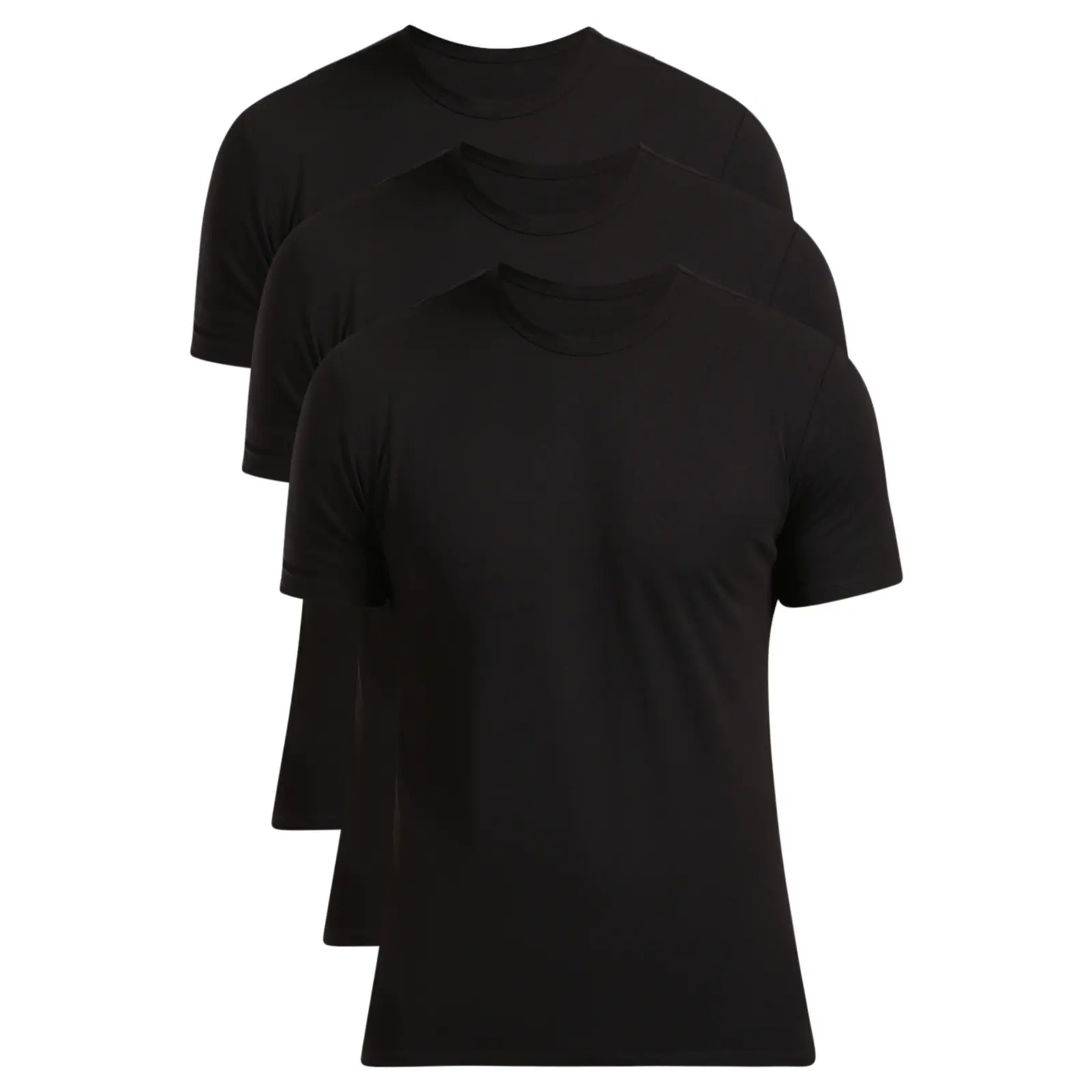 3PACK pánské tričko Calvin Klein černé (NB4185-UB1)