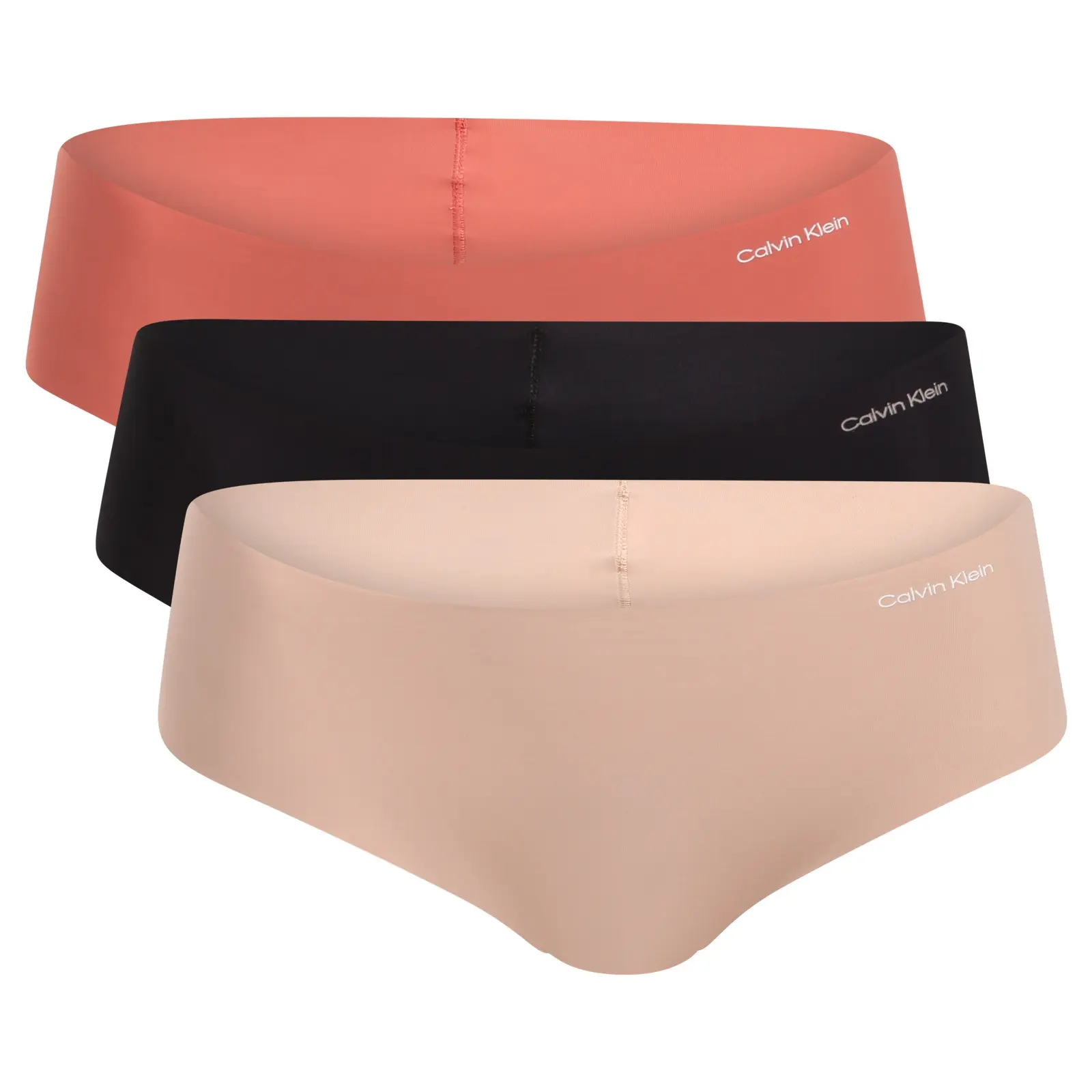 3PACK dámské kalhotky Calvin Klein bezešvé vícebarevné (QD3559E-3EZ)