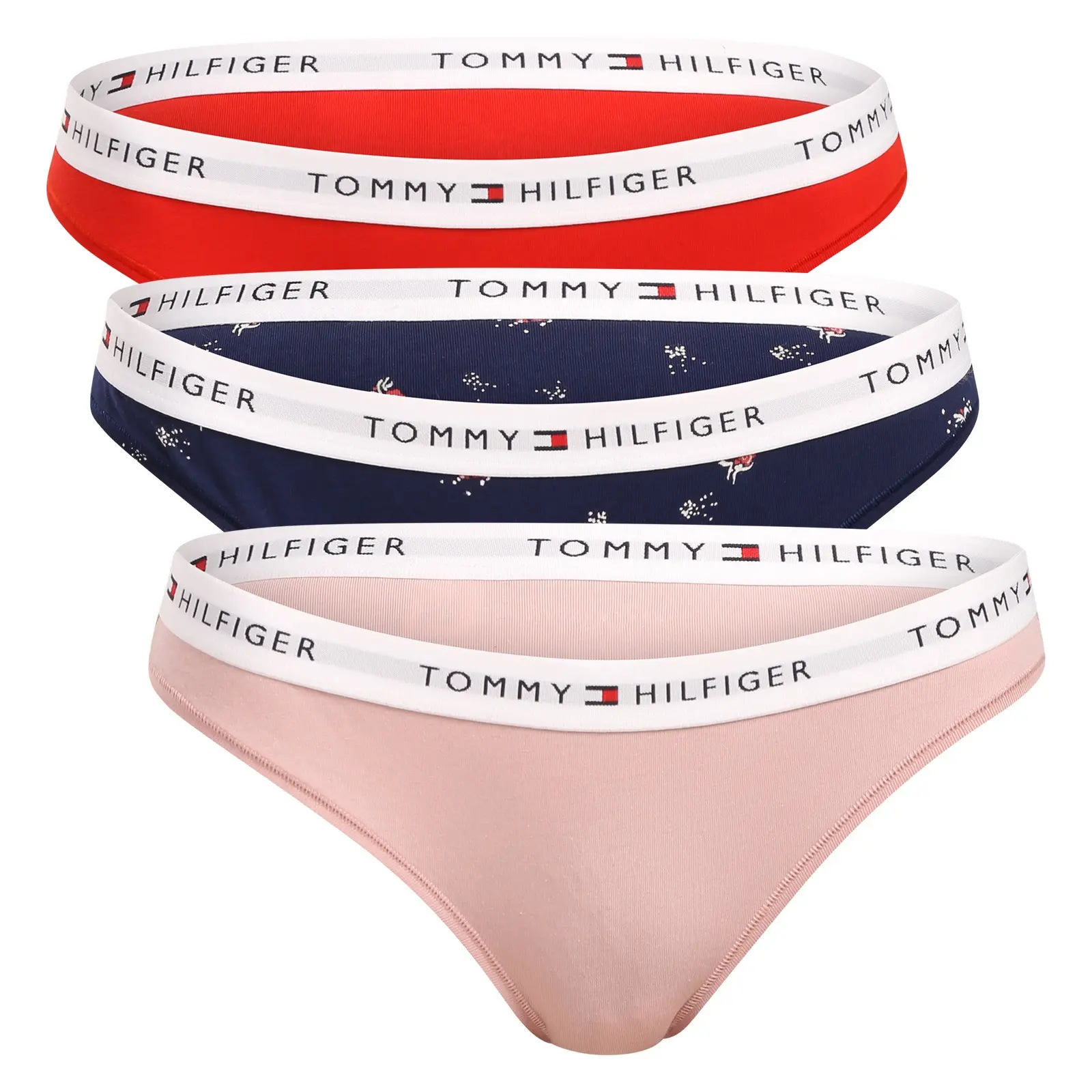 3PACK dámské kalhotky Tommy Hilfiger vícebarevné (UW0UW05529 0SN)