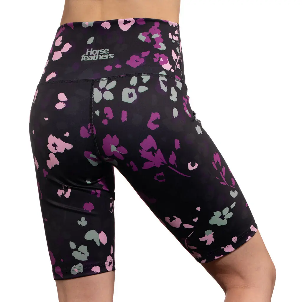 Dámské legínové kraťasy Horsefeathers Tikka Colored Cheetah vícebarevné (TW035G)