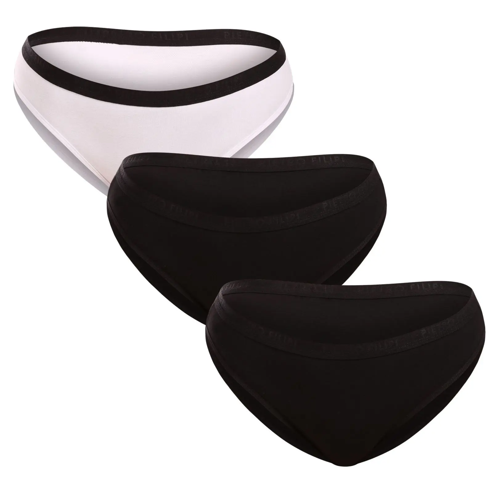 2. jakost 3PACK dámské kalhotky Pietro Filipi vícebarevné (3KB002/II)