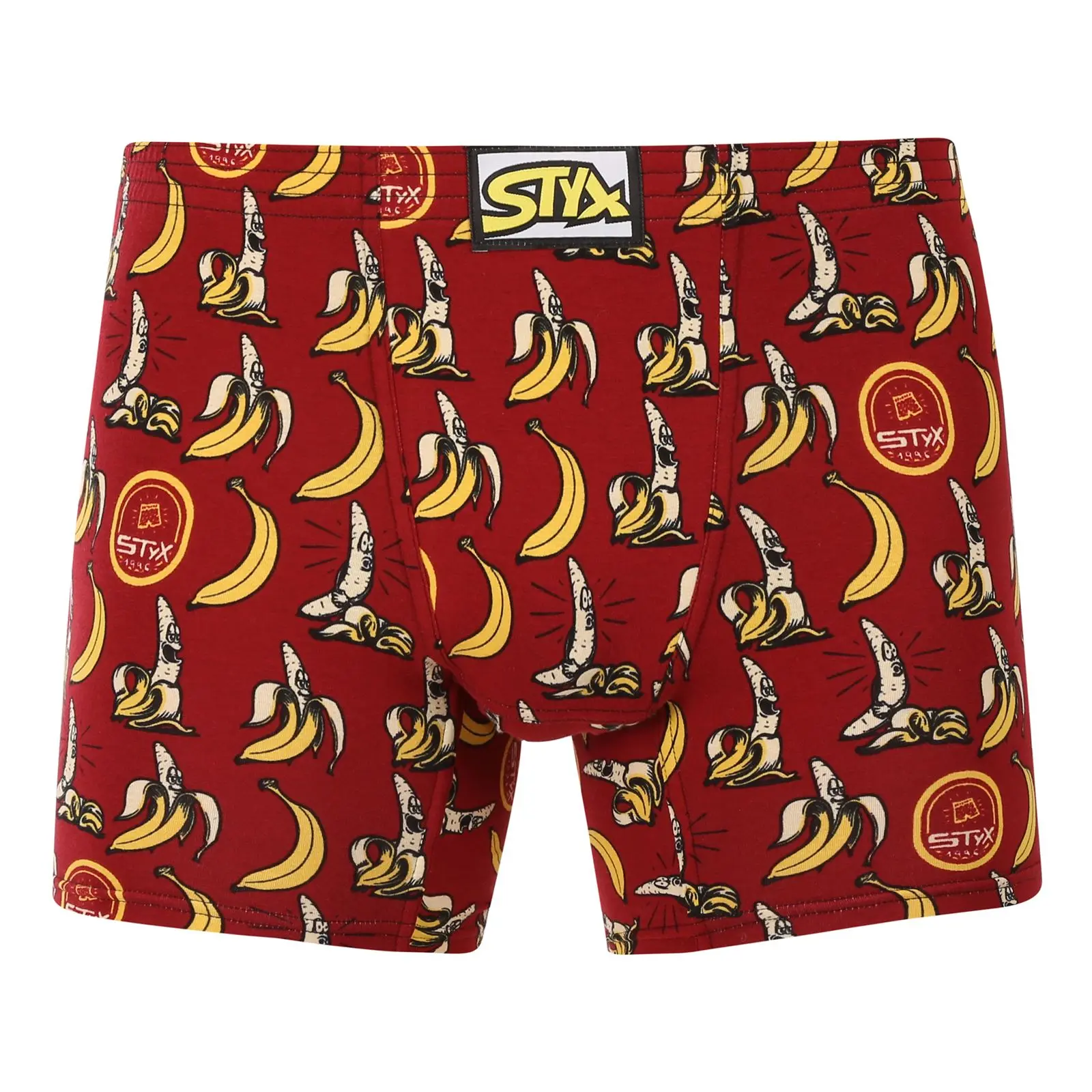 Pánské boxerky Styx long art klasická guma banány (FN1359) S, trenky / trenýrky