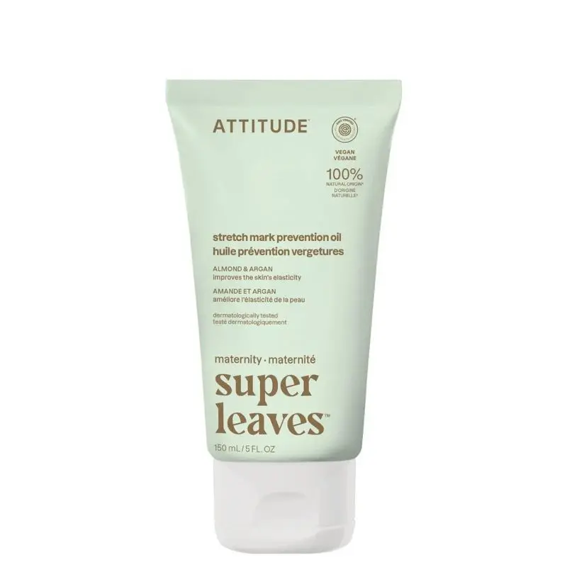 Olej ATTITUDE Super leaves Maternity pro těhotné a po porodu - argan a mandle 150 ml (AT018)