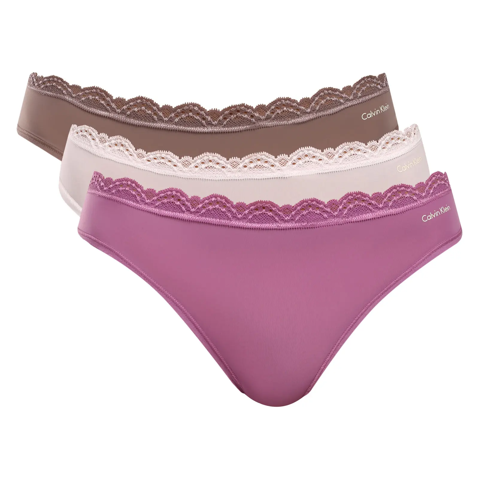 3PACK dámská tanga Calvin Klein vícebarevná (QD5300-I0O)