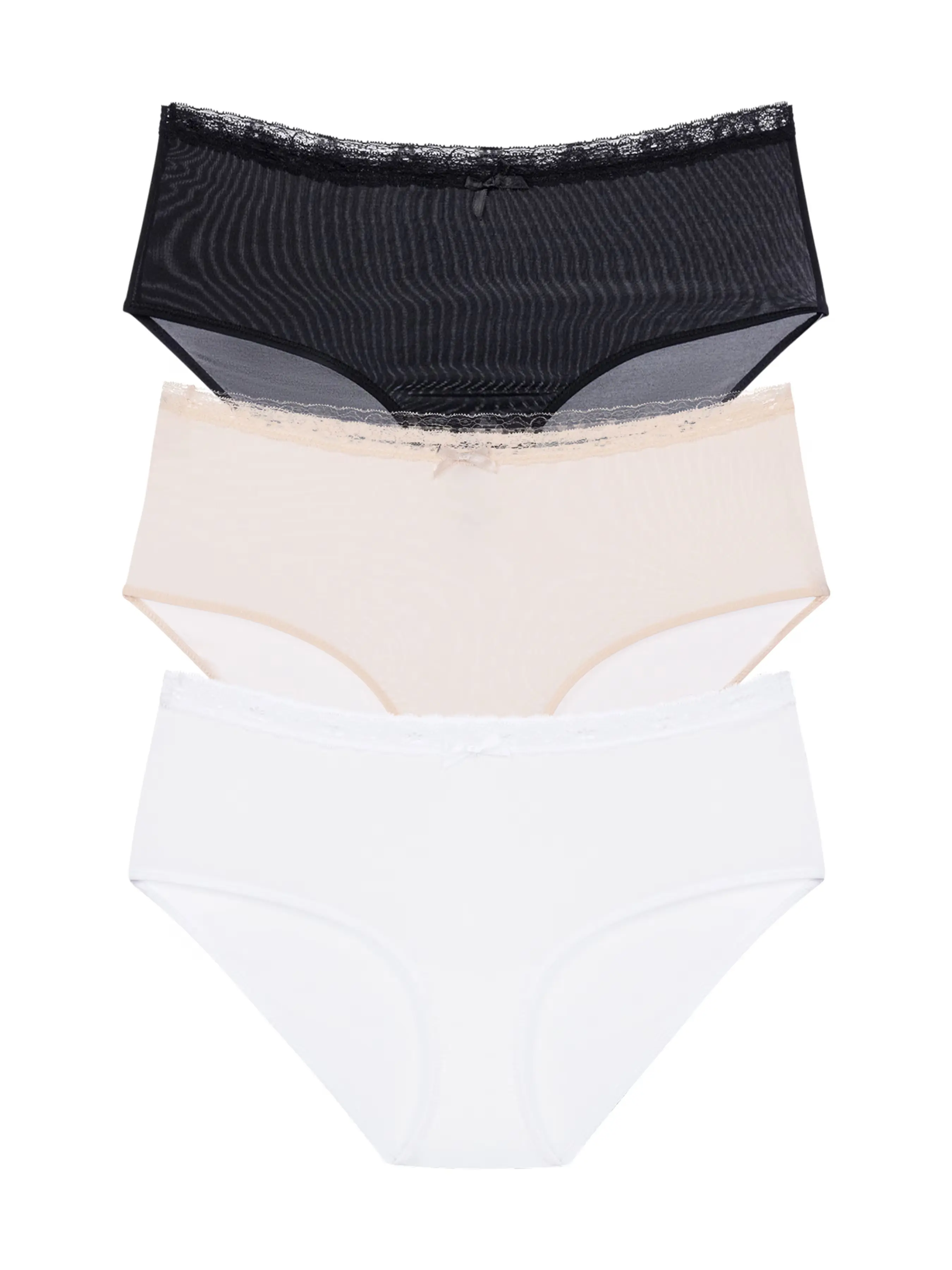 3PACK dámské kalhotky hipster Dorina Essential Microfibre vícebarevné (DCMI0013MI138-3X0190)