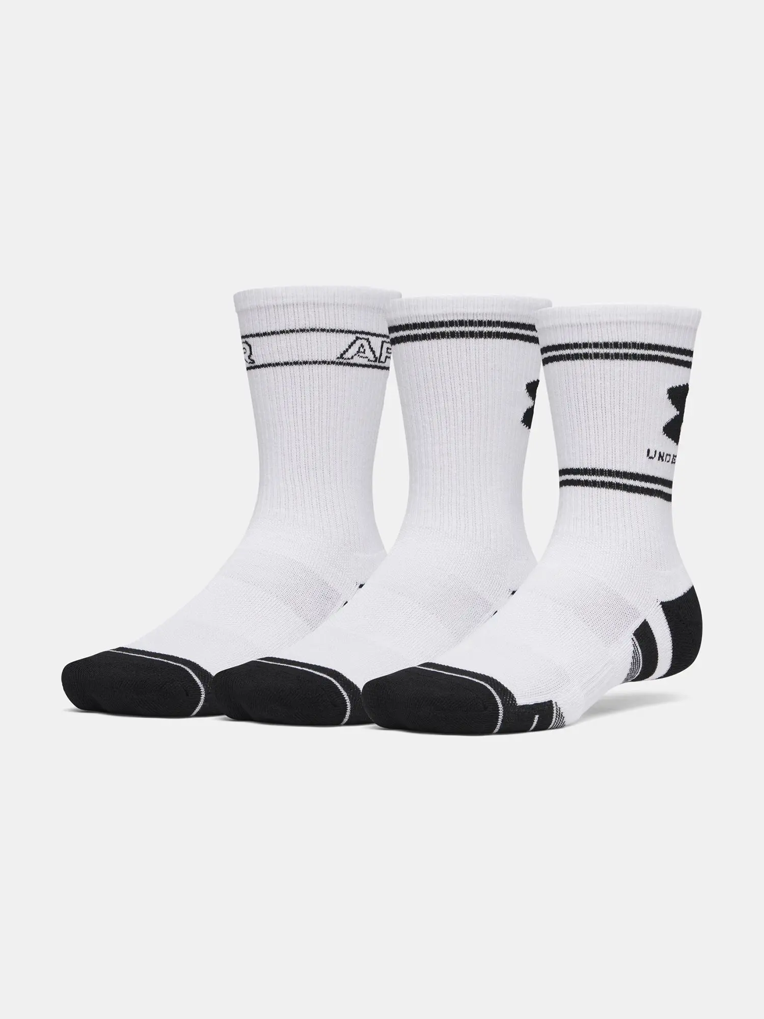 3PACK ponožky Under Armour bílé (6015141 100) M