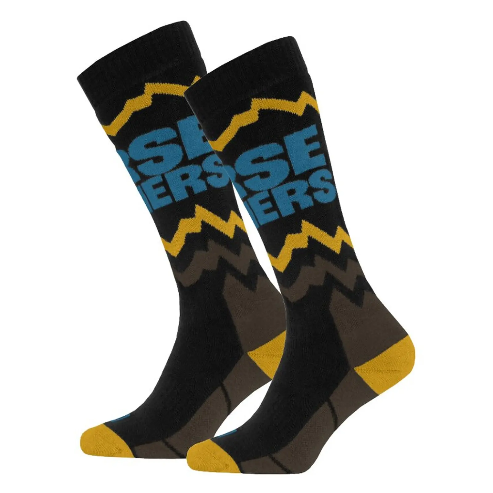 HORSEFEATHERS Dětské snowboardové ponožky Mitzi - blue BLACK velikost