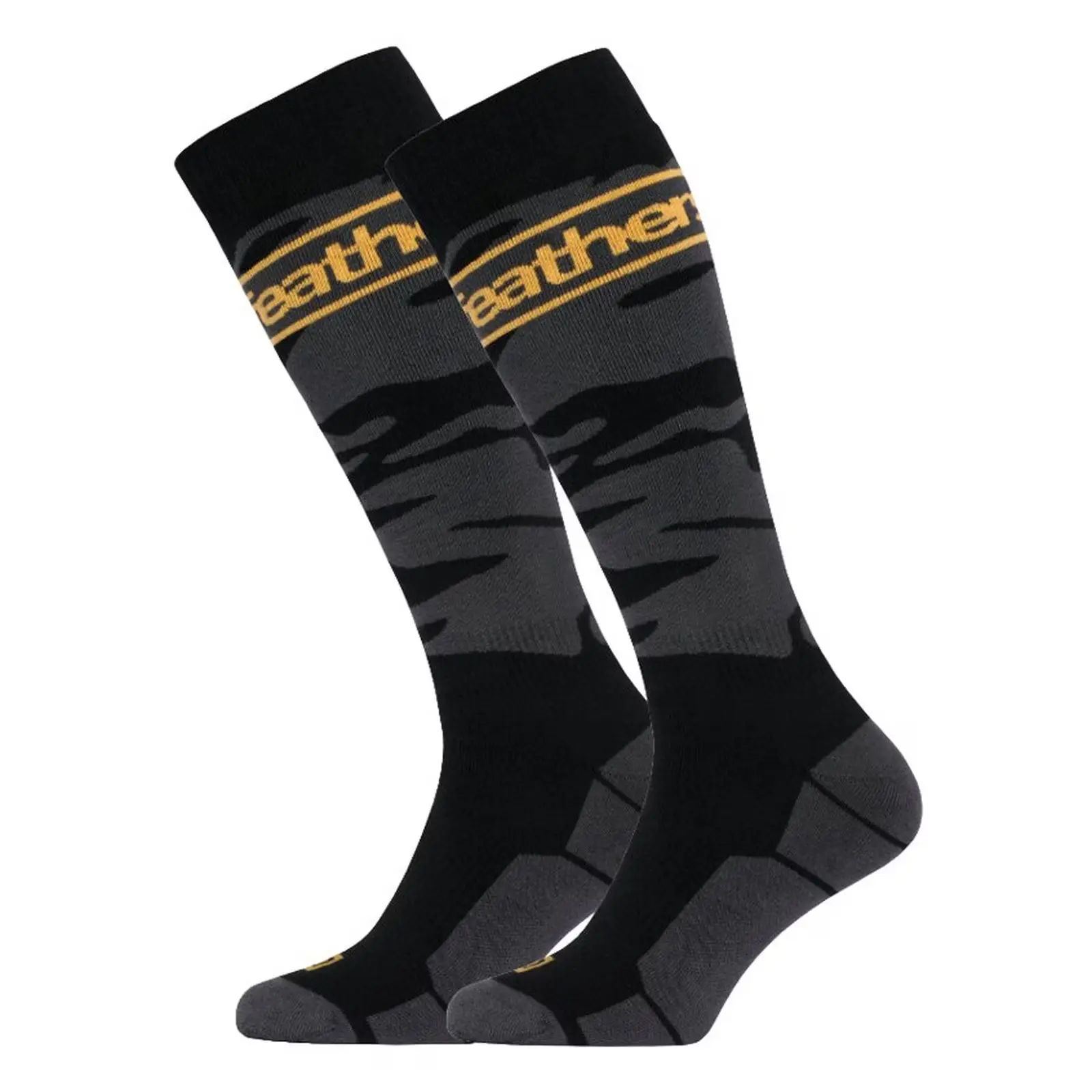 Ponožky Horsefeathers Enver Black Yellow snowboardové vícebarevné (AM249E)