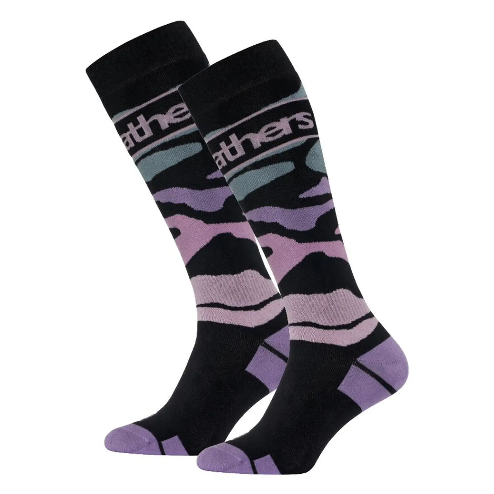 Ponožky Horsefeathers Wonderland Black snowboardové vícebarevné (AW167B)