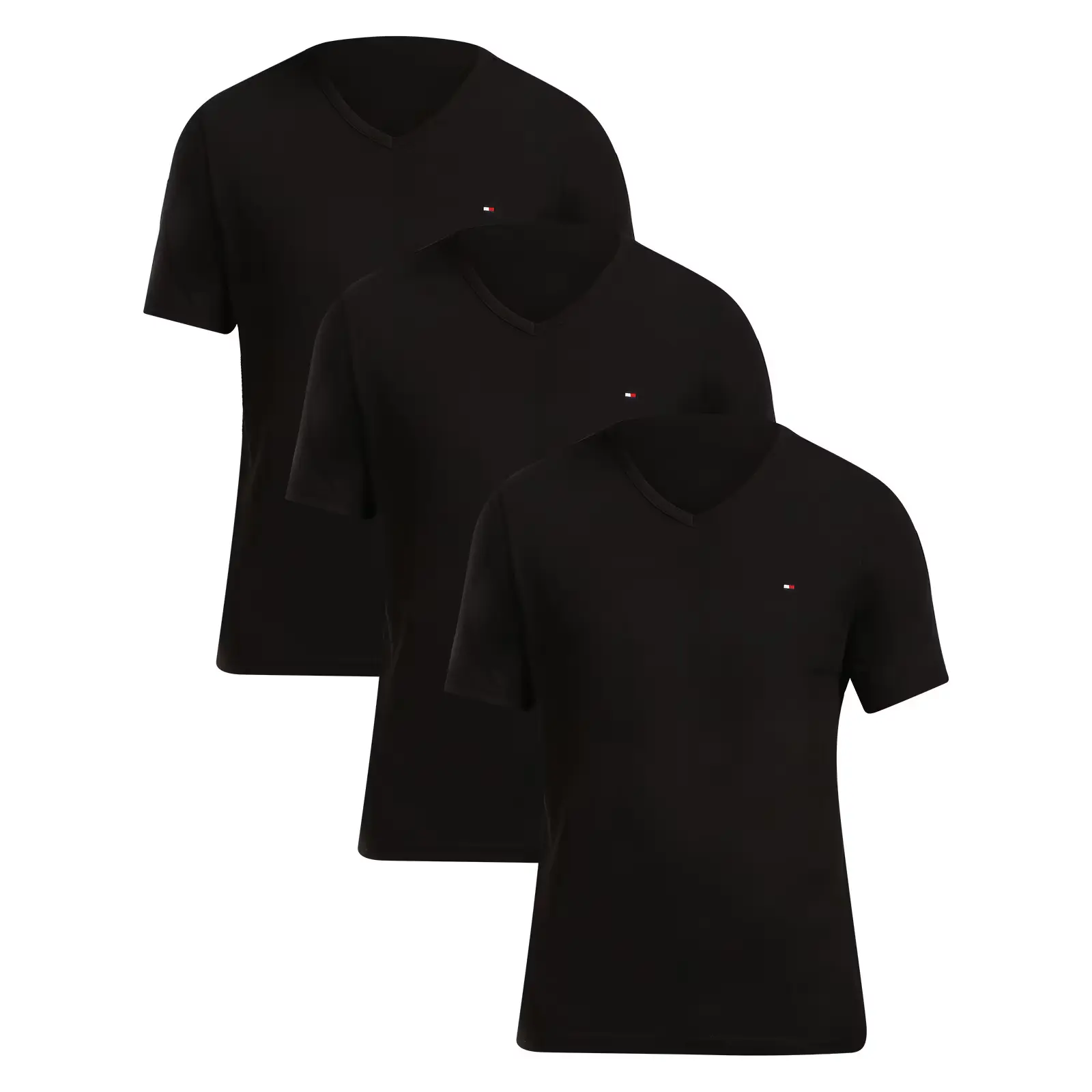 3PACK pánské tričko Tommy Hilfiger černé (UM0UM03865 0XK)